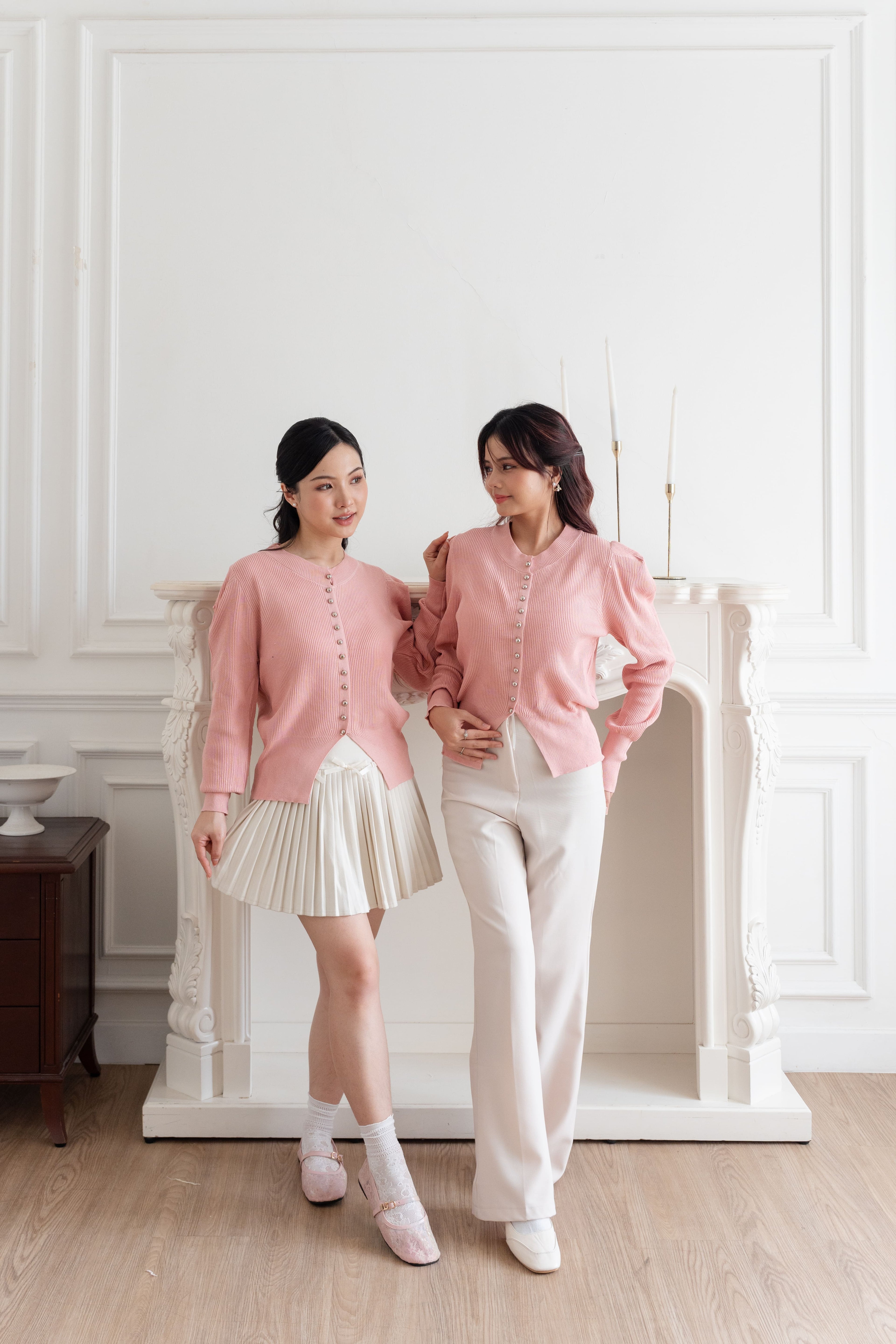 Cardigan Knit Pearls