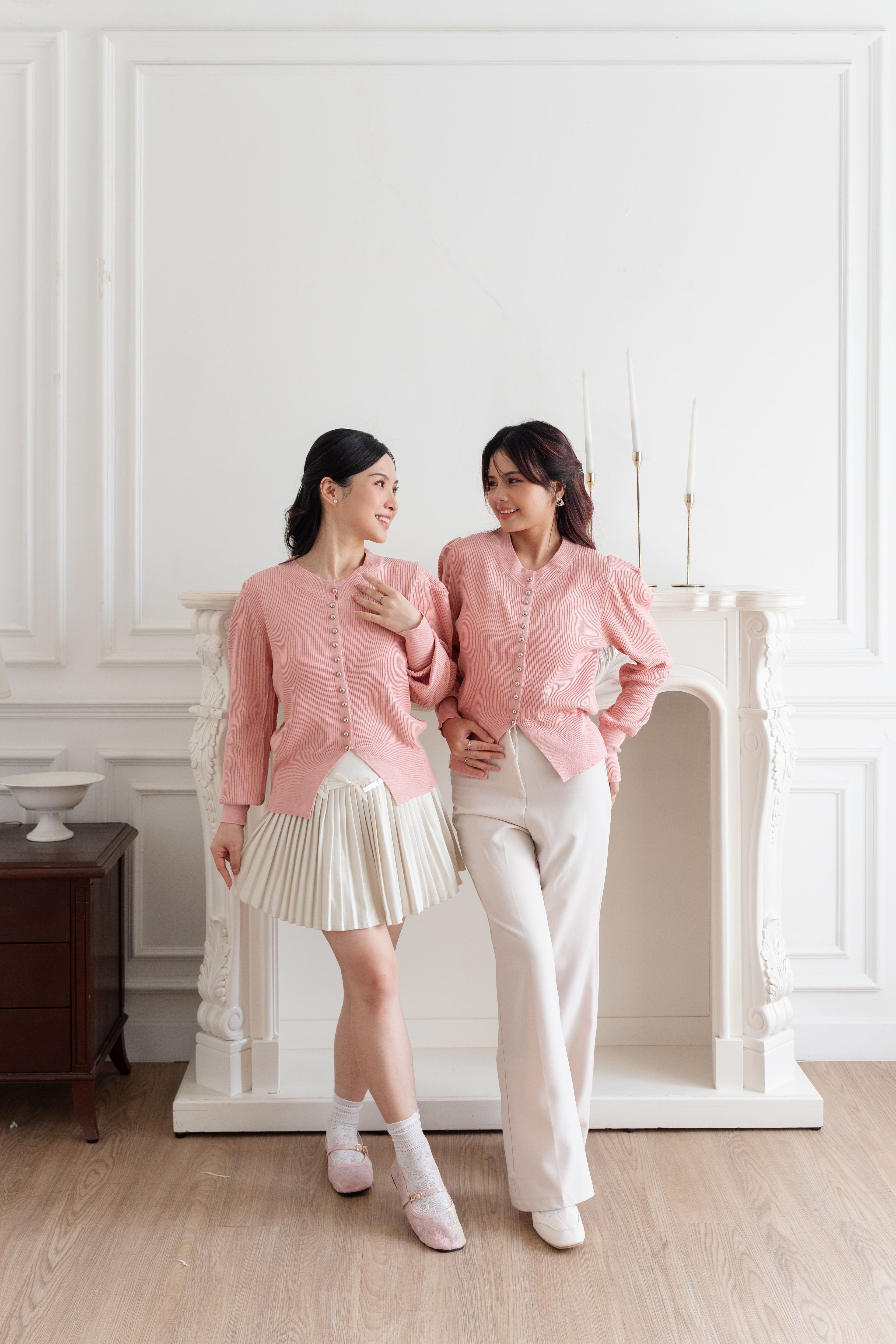 Cardigan Knit Pearls