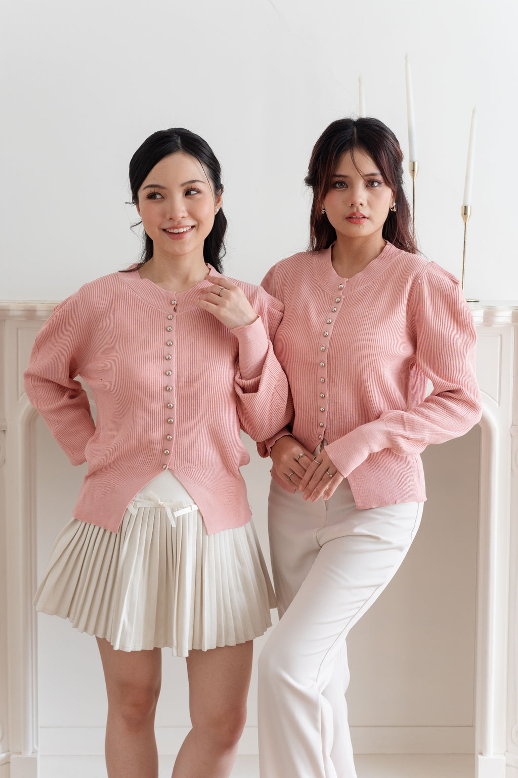 Cardigan Knit Pearls