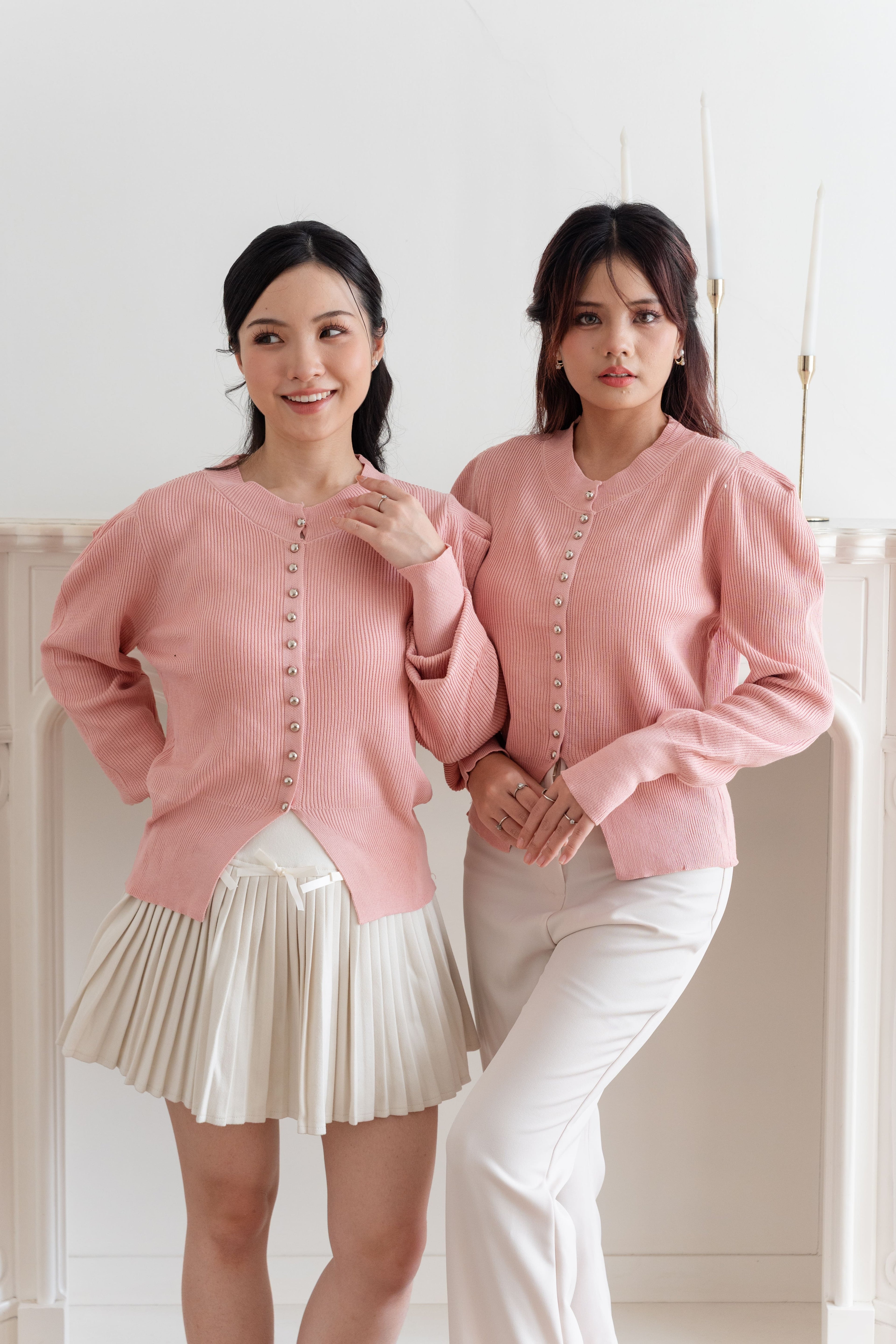 Cardigan Knit Pearls
