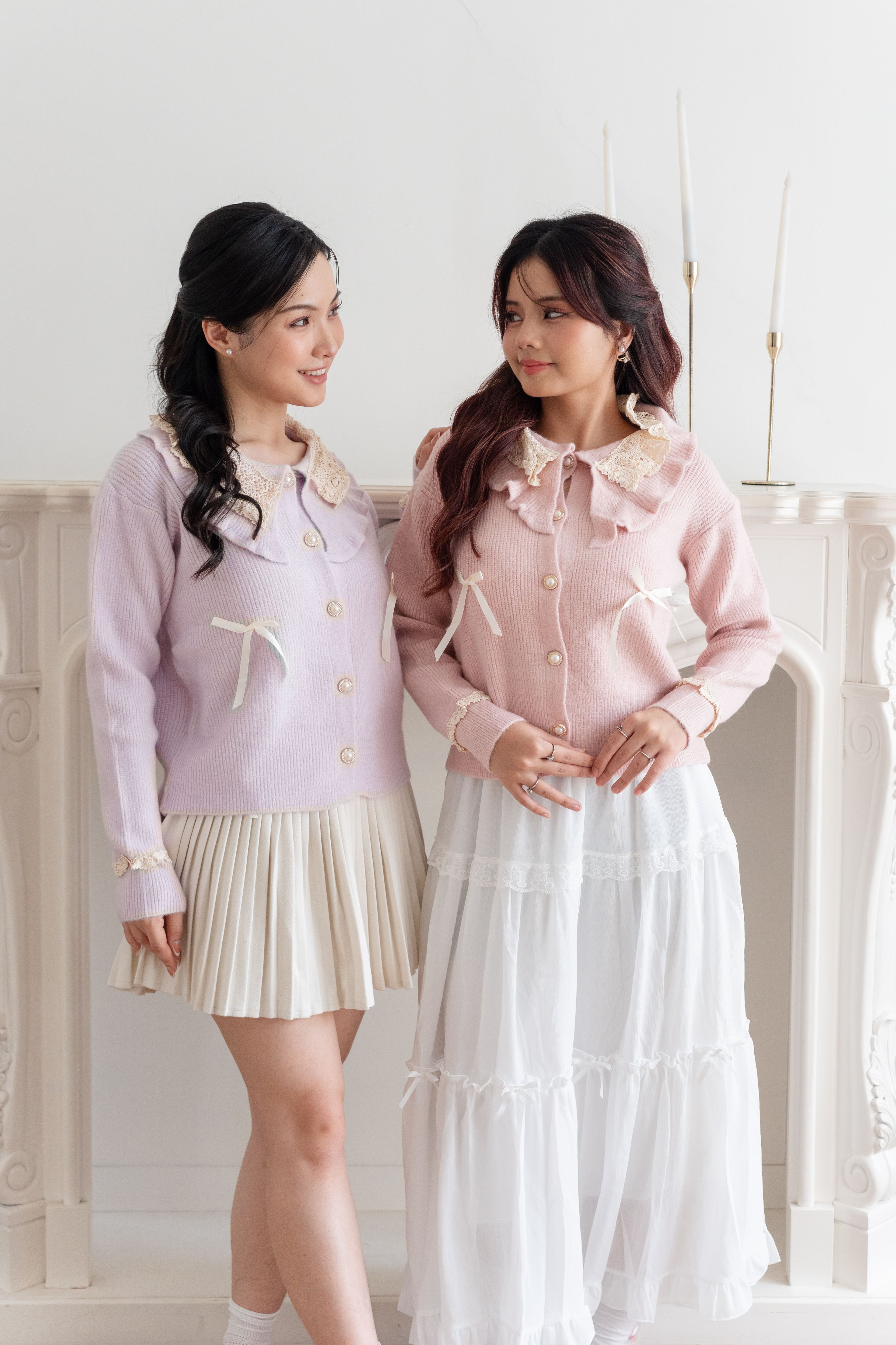 Cardigan Model Pita Ruffle
