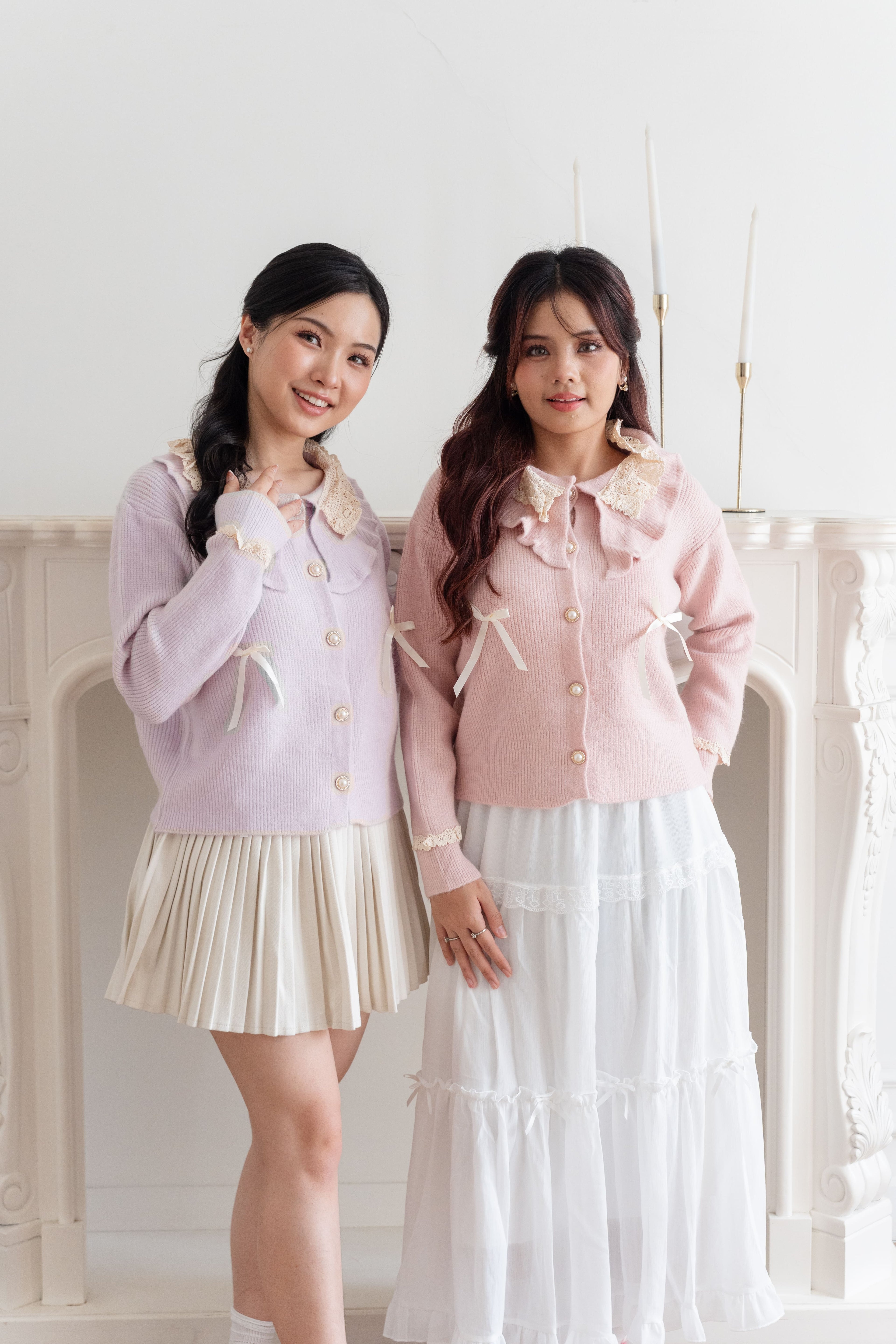 Cardigan Model Pita Ruffle