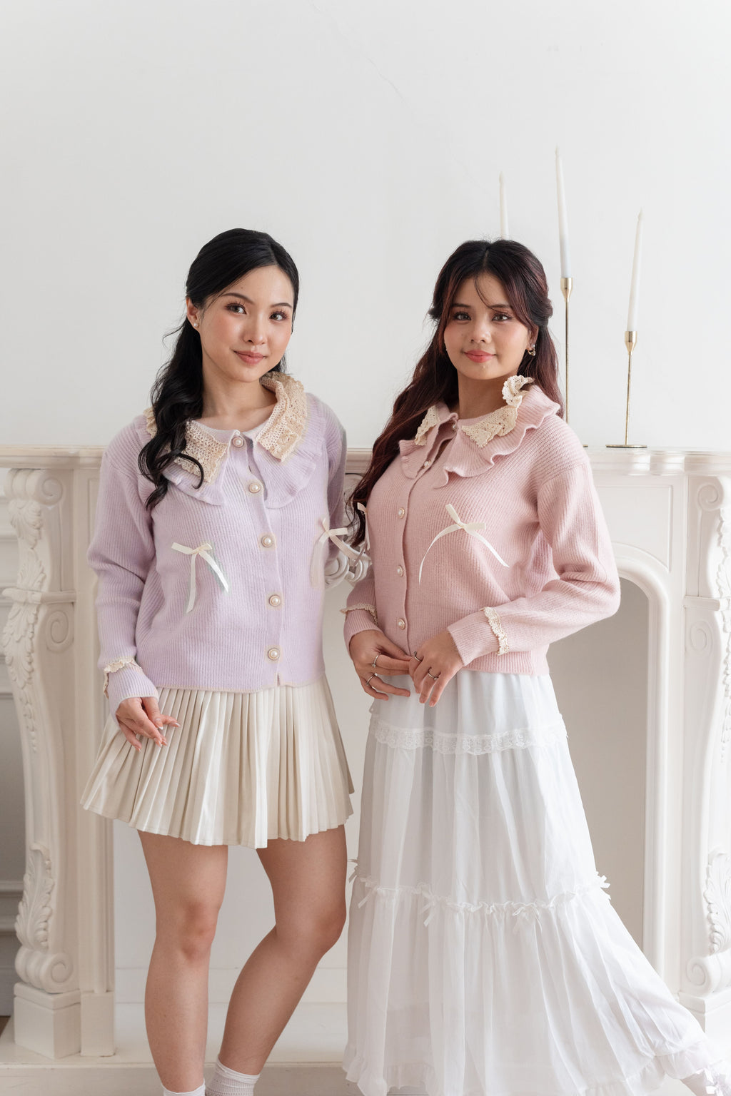 Cardigan Model Pita Ruffle