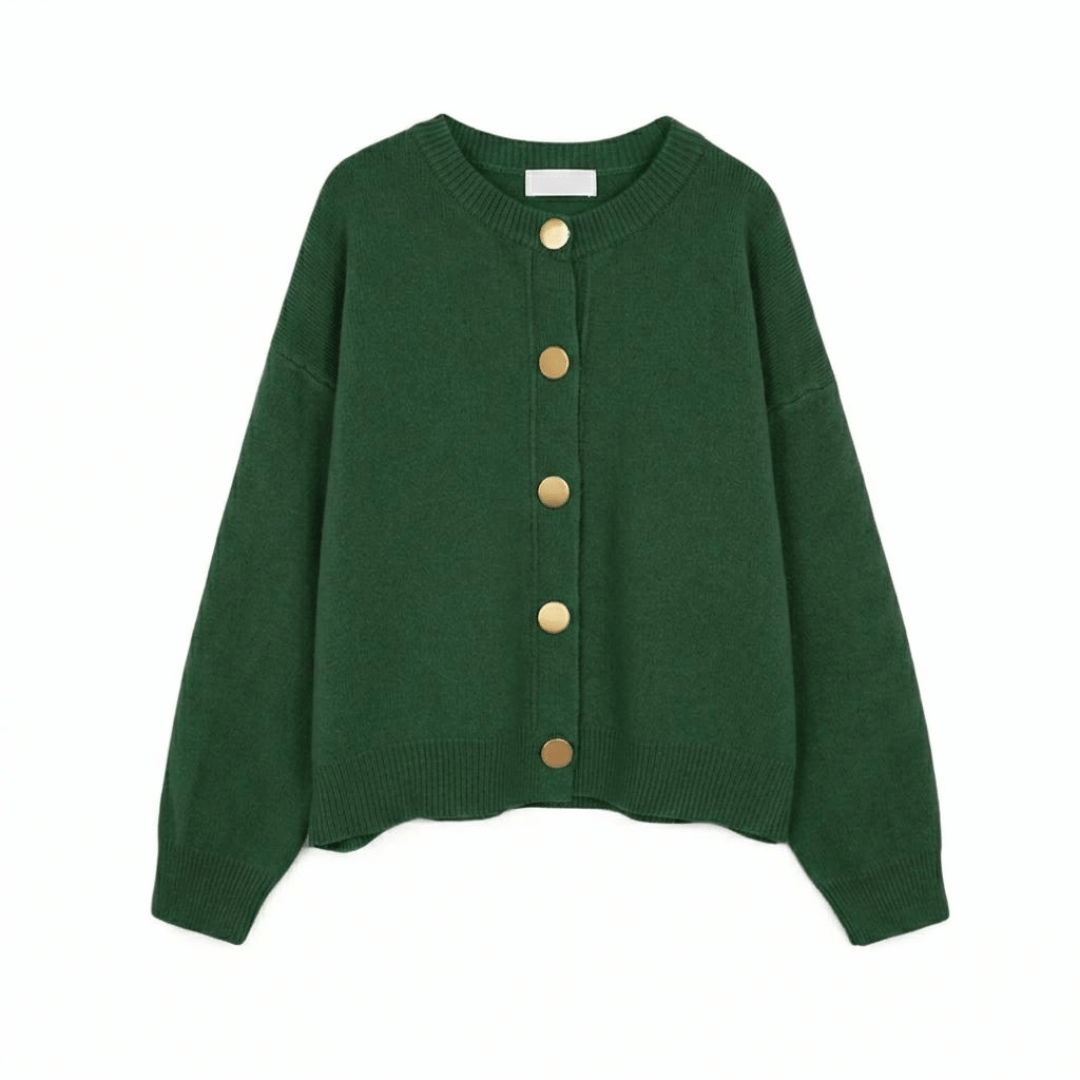 Cardigan Basic Big Button