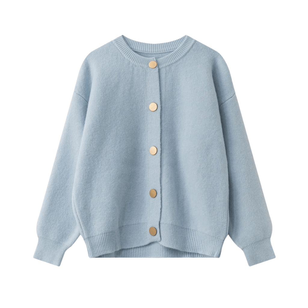 Cardigan Basic Big Button