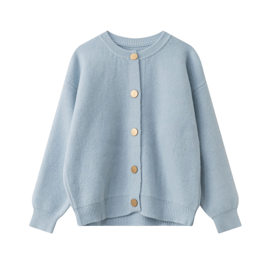 Cardigan Basic Big Button