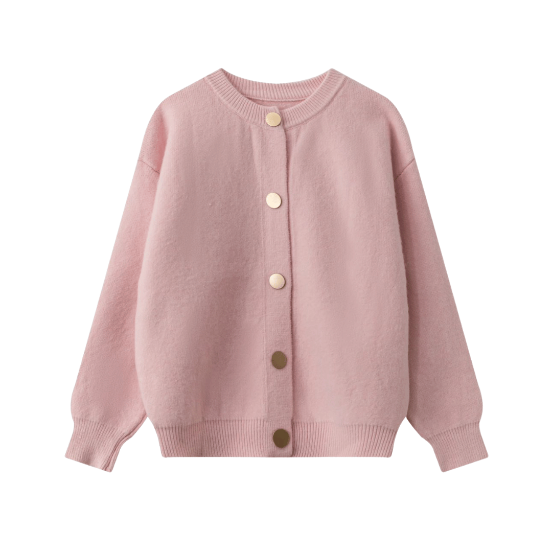 Cardigan Basic Big Button