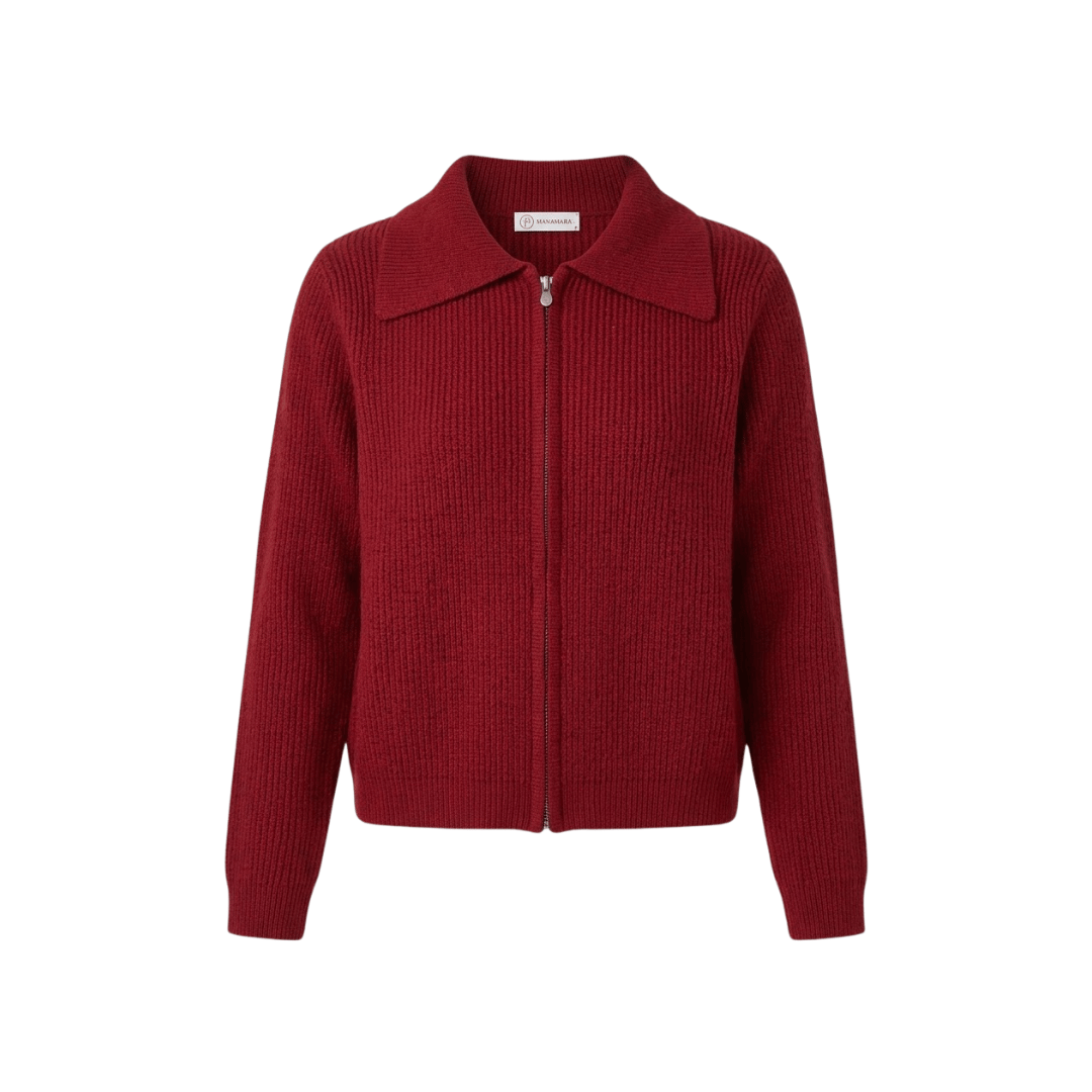 Cardigan Basic Jacket Zipper