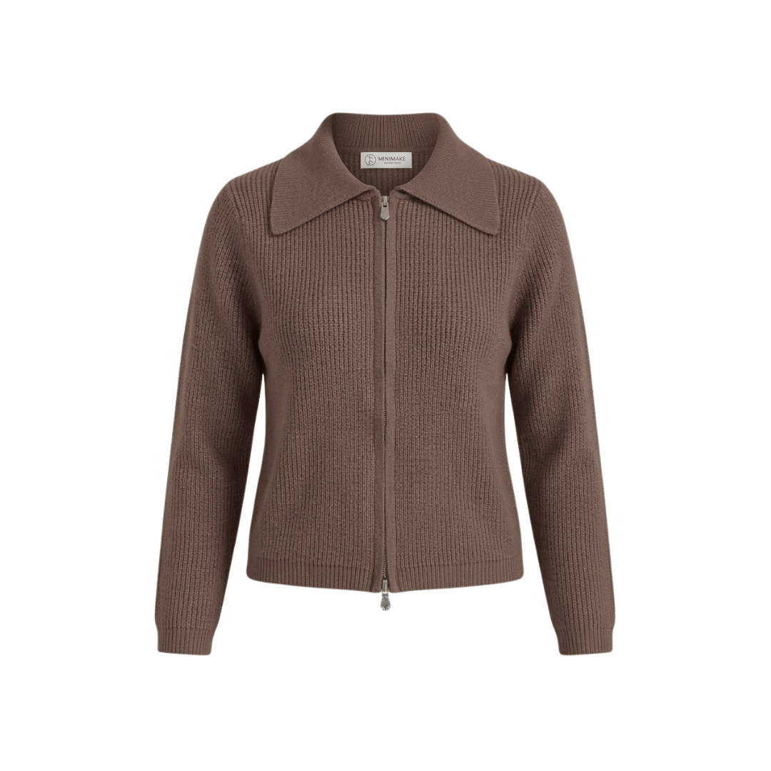 Cardigan Basic Jacket Zipper