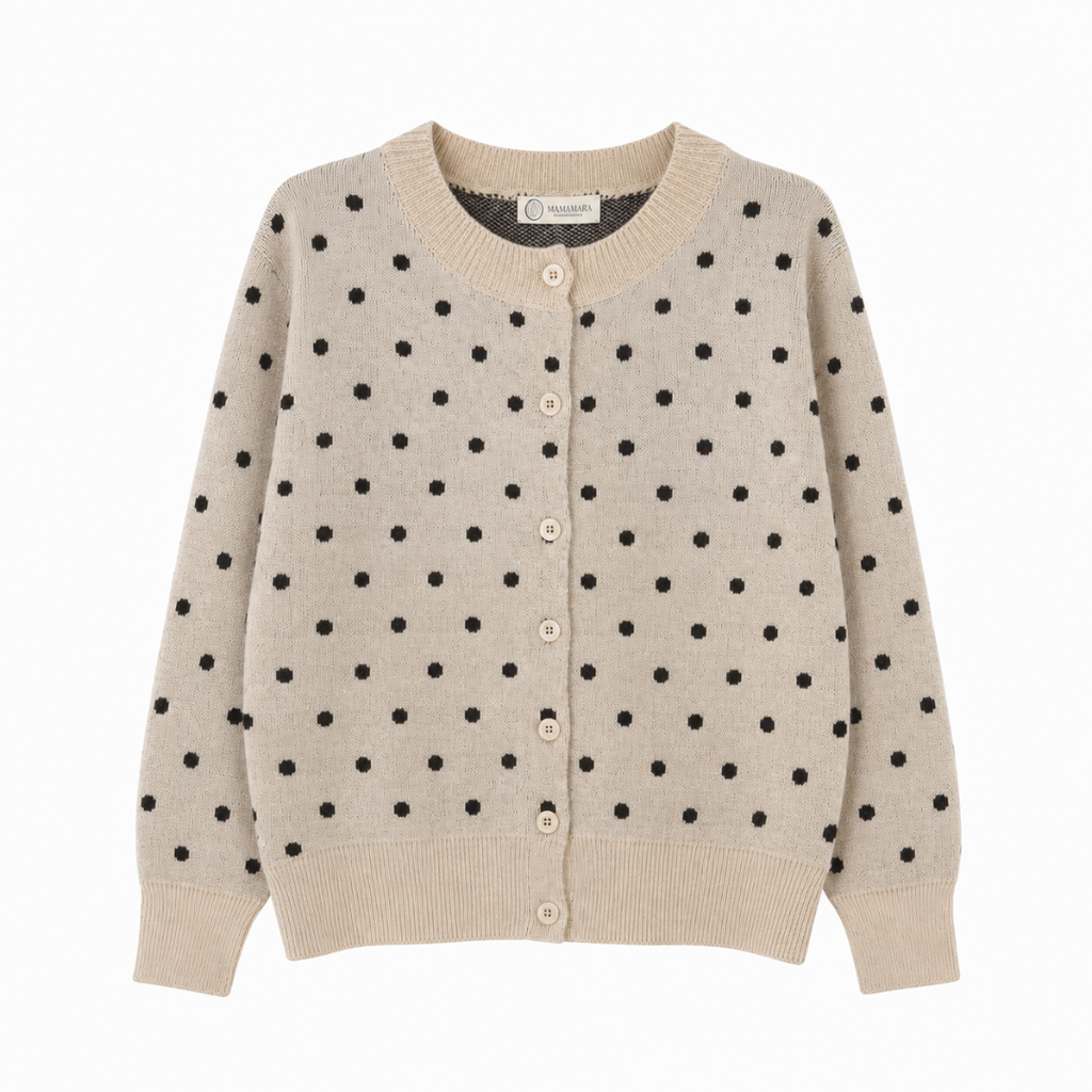 Cardigan Basic Polkadot