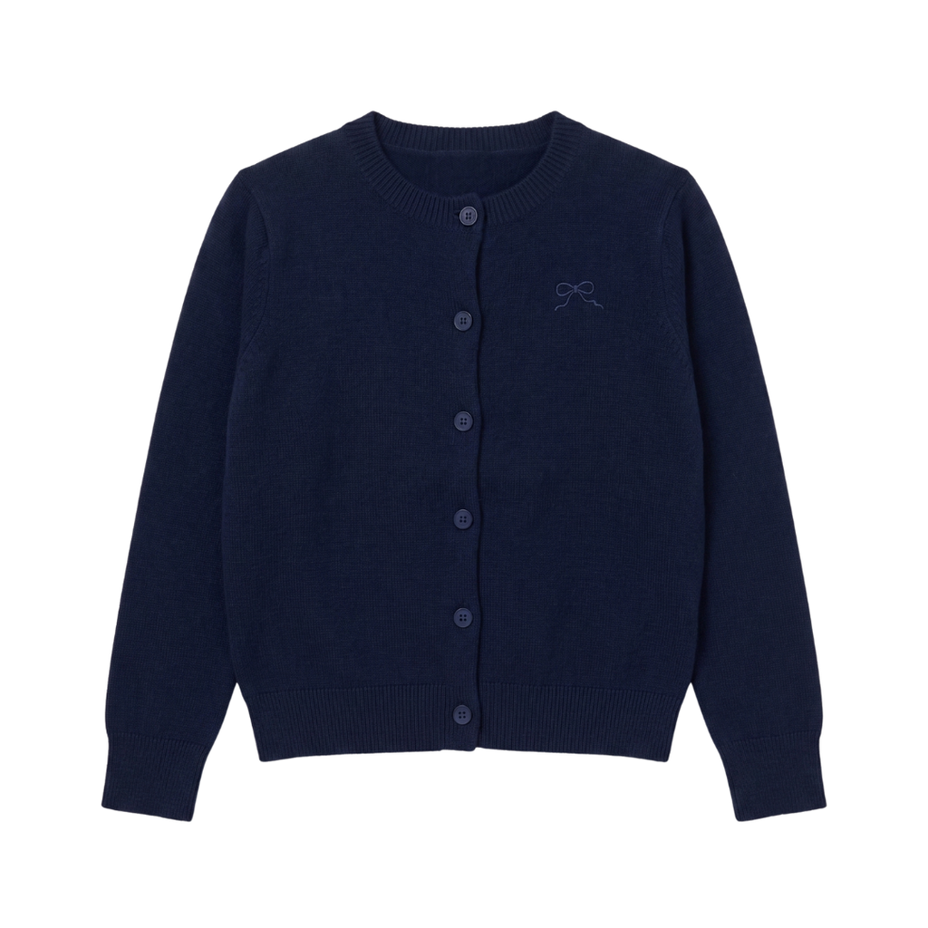 Cardigan Basic Ribbon Knit