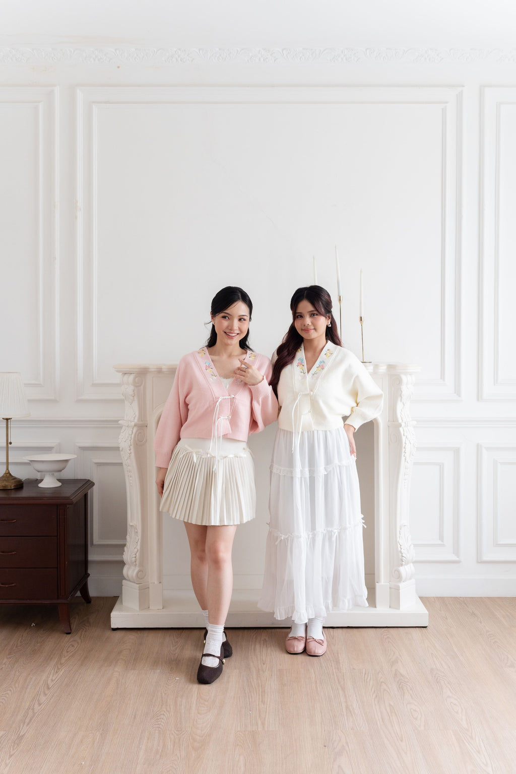 Cardigan Motif Bunga Embroidery