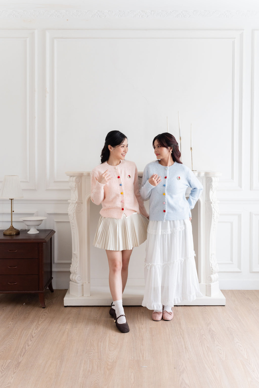 Cardigan Motif Bunga Rose