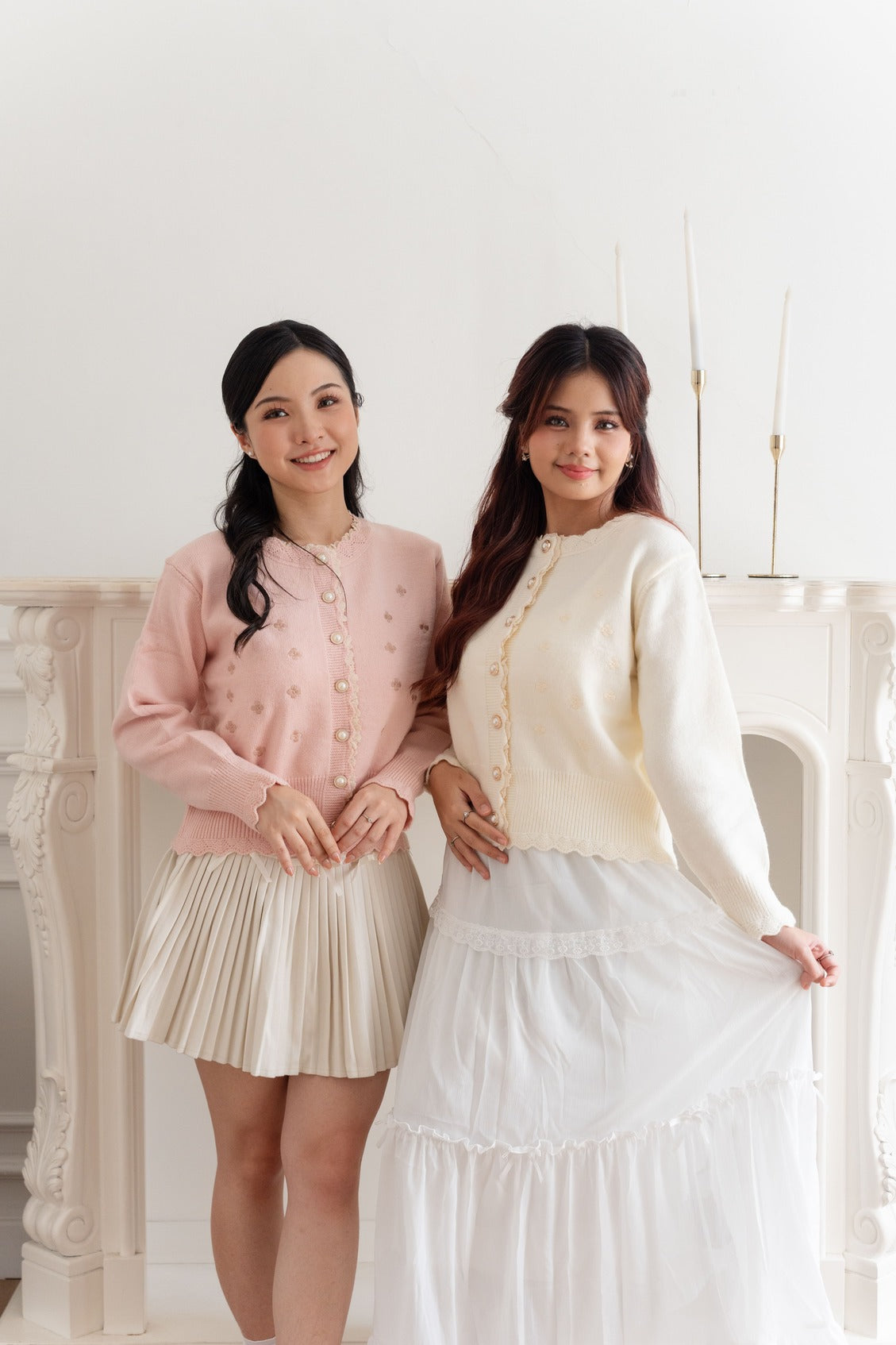 Cardigan Motif Clover