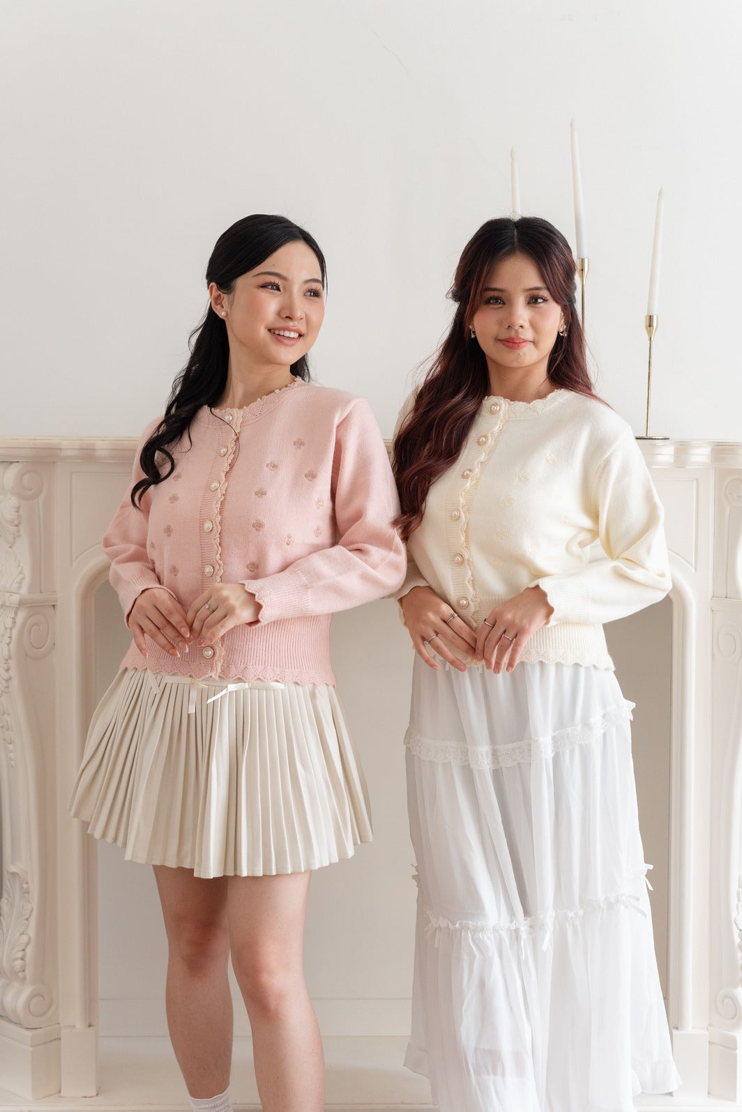 Cardigan Motif Clover