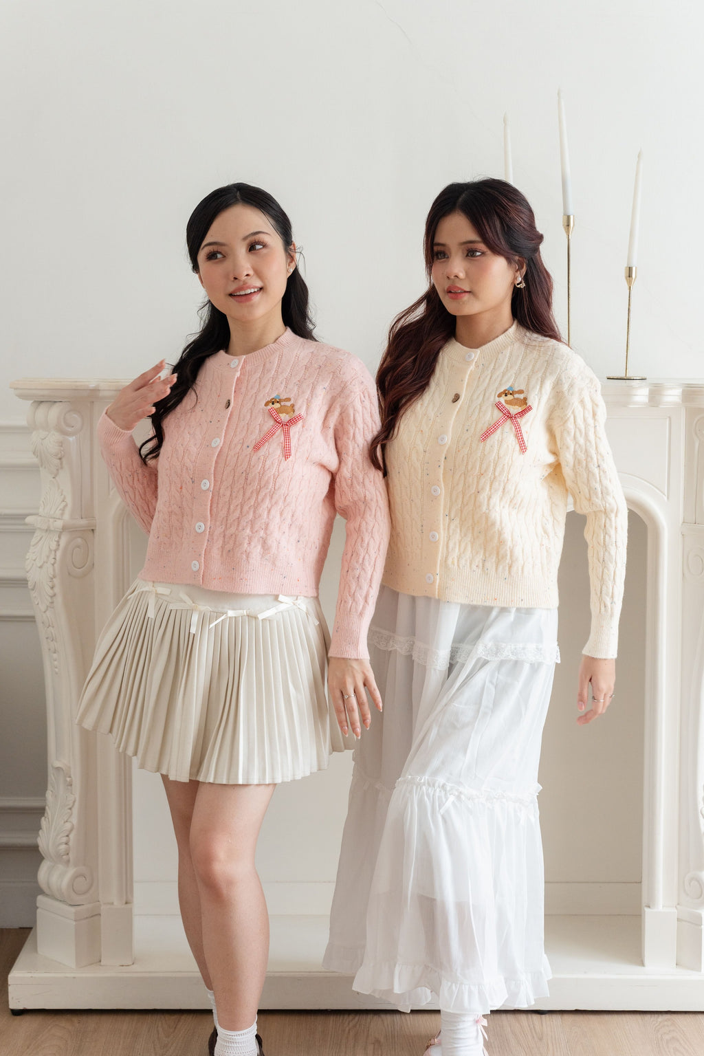 Cardigan Motif Puppy Pita