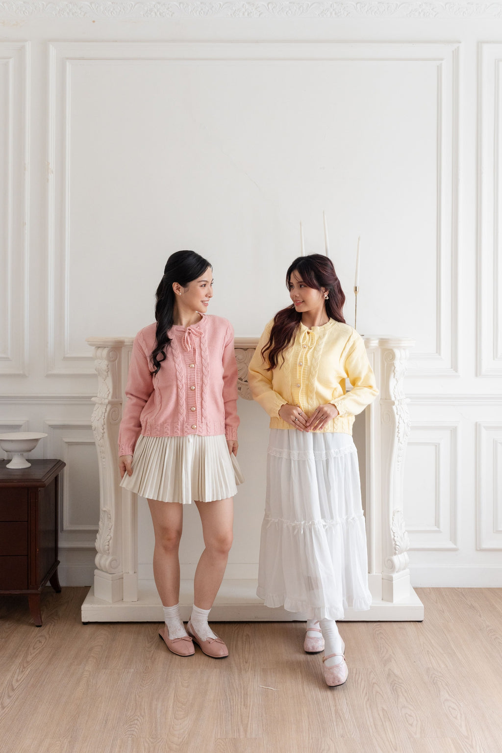 Cardigan Basic Bow Tali
