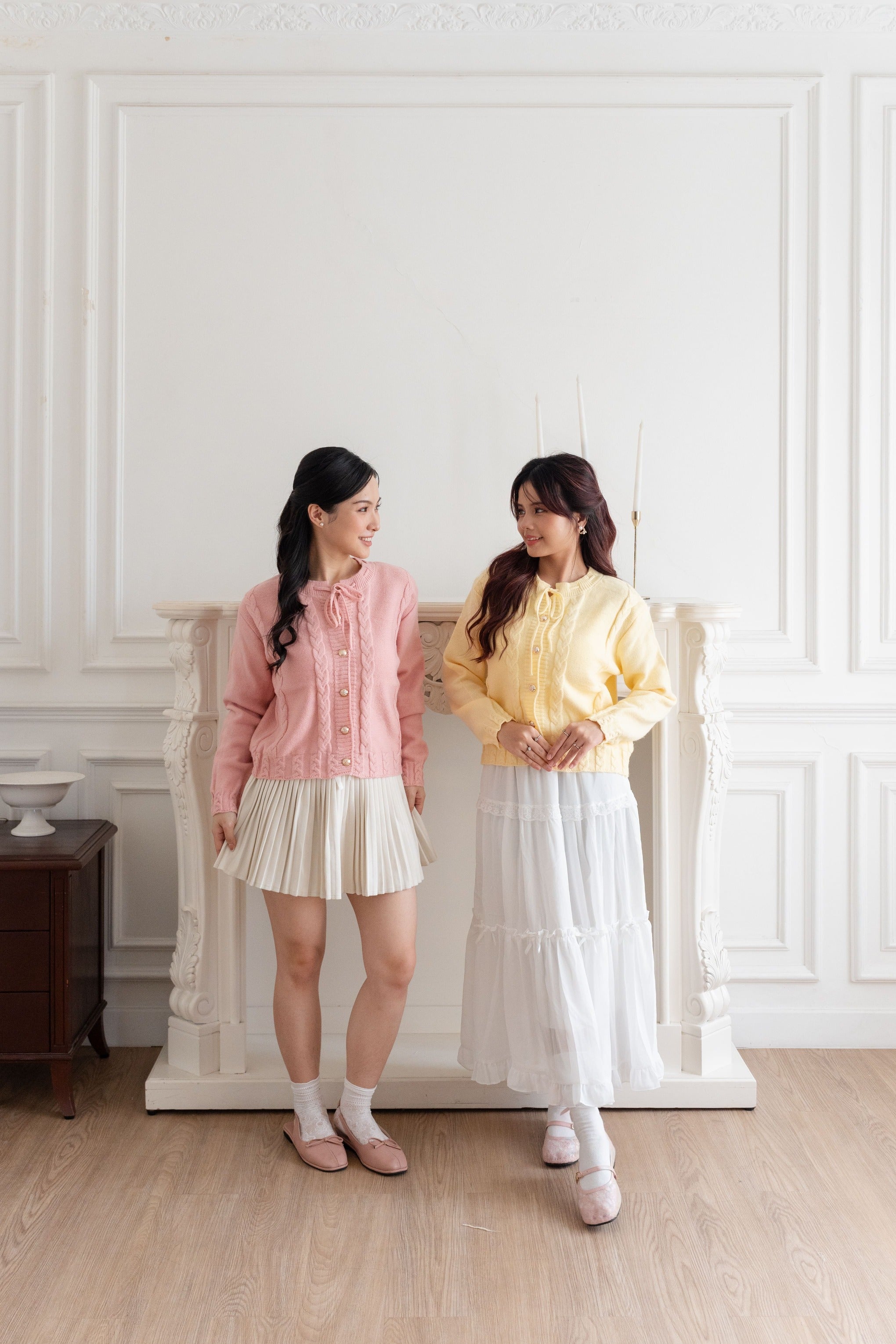 Cardigan Basic Bow Tali