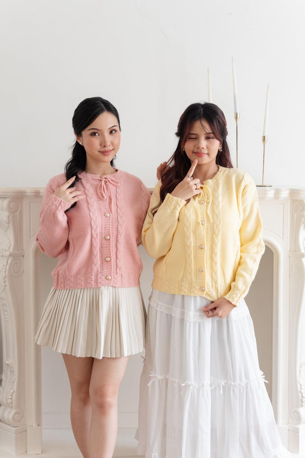 Cardigan Basic Bow Tali
