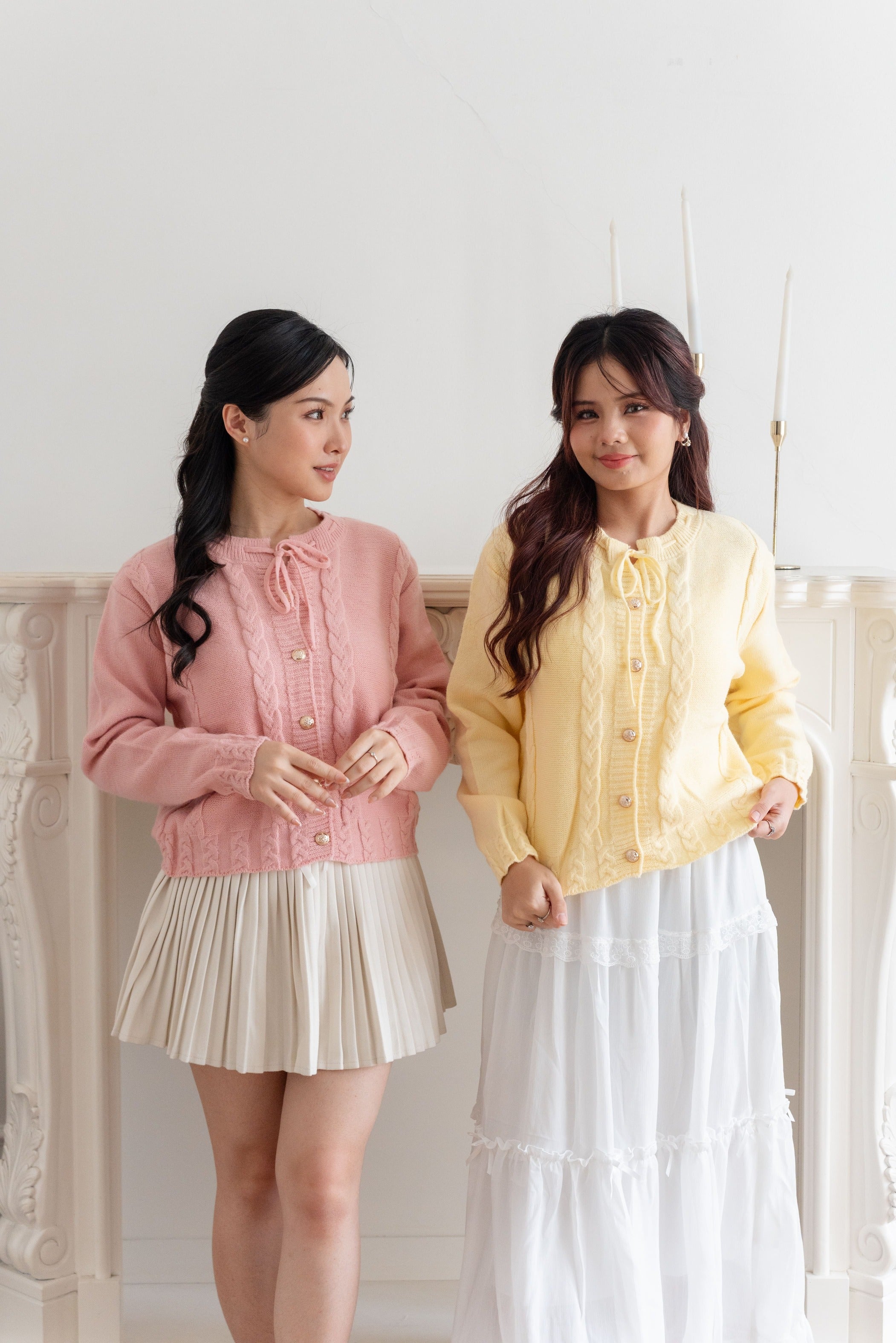 Cardigan Basic Bow Tali