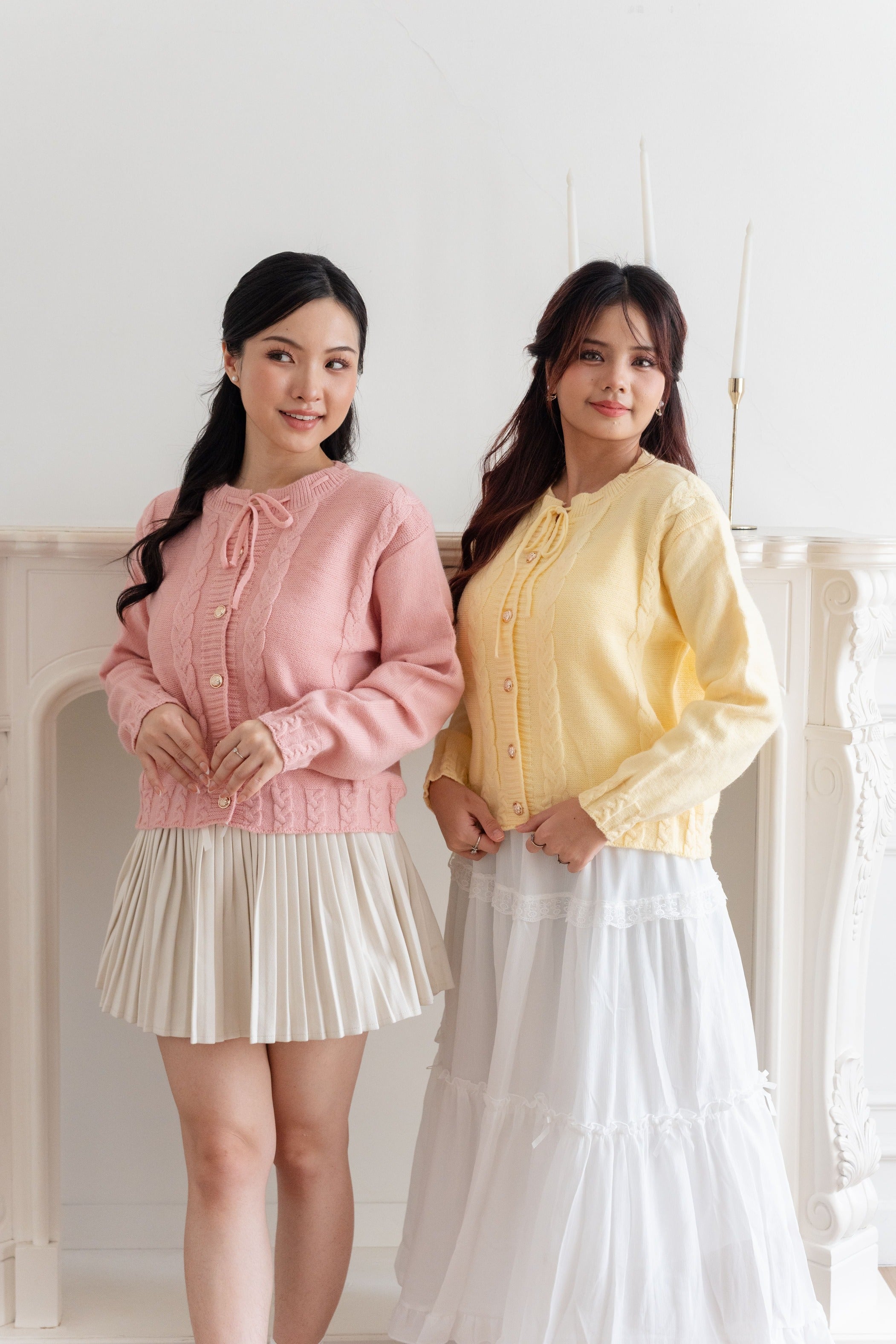 Cardigan Basic Bow Tali