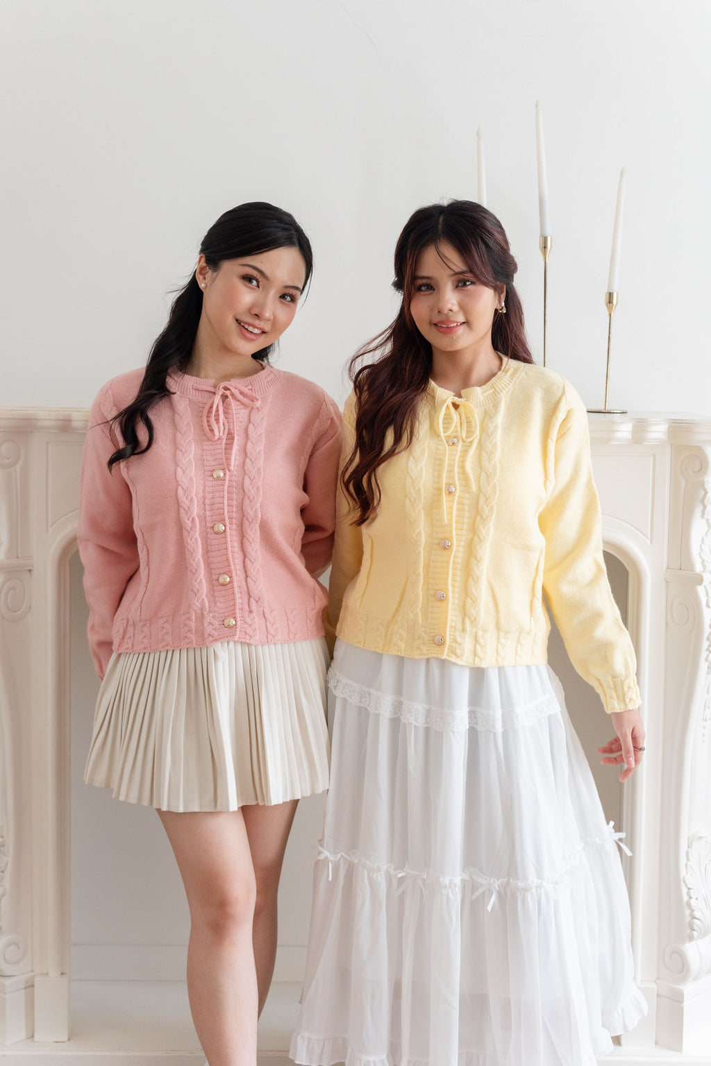 Cardigan Basic Bow Tali