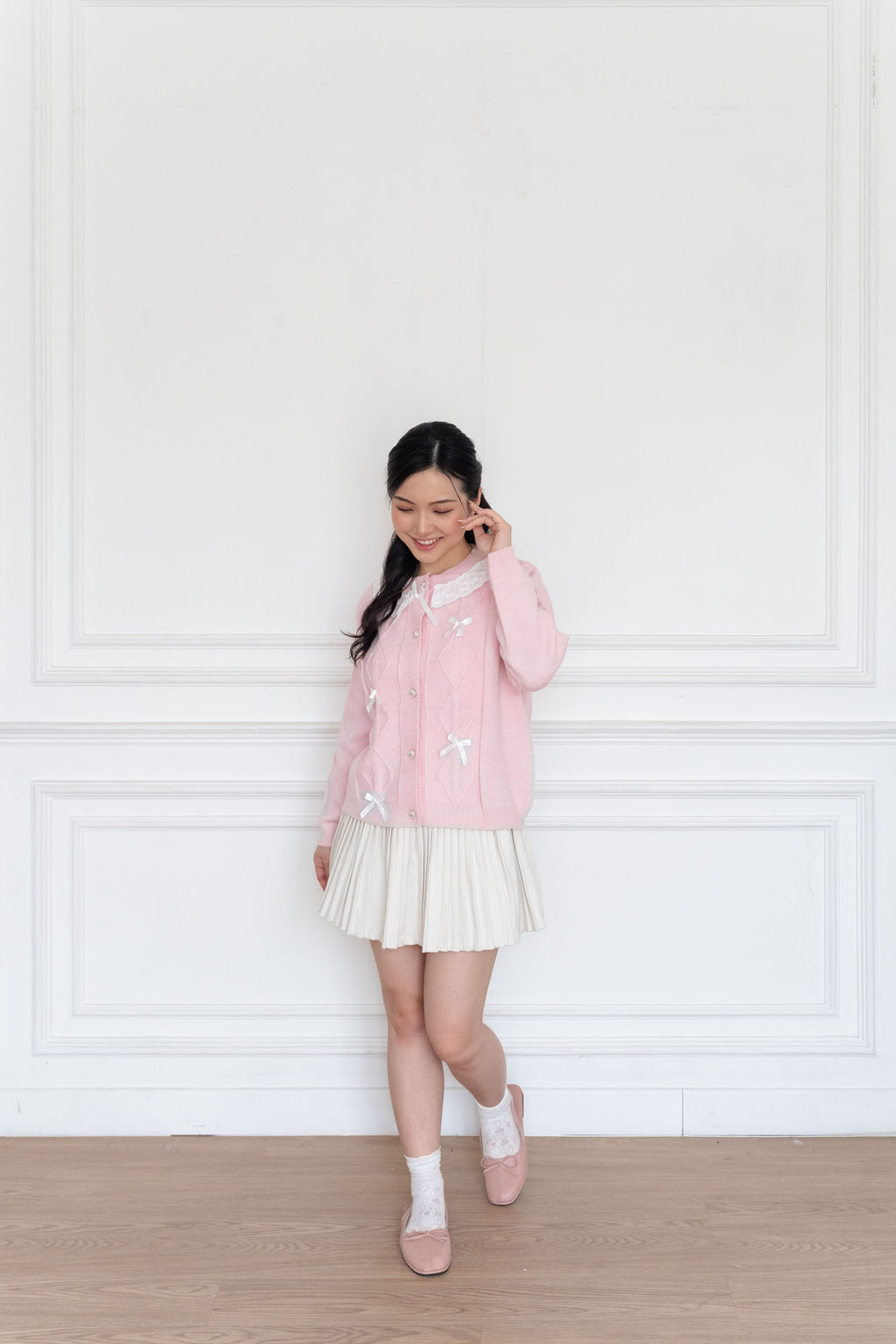 Cardigan Model Pita Sisca