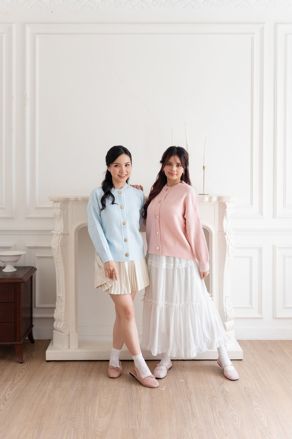 Cardigan Basic Big Button