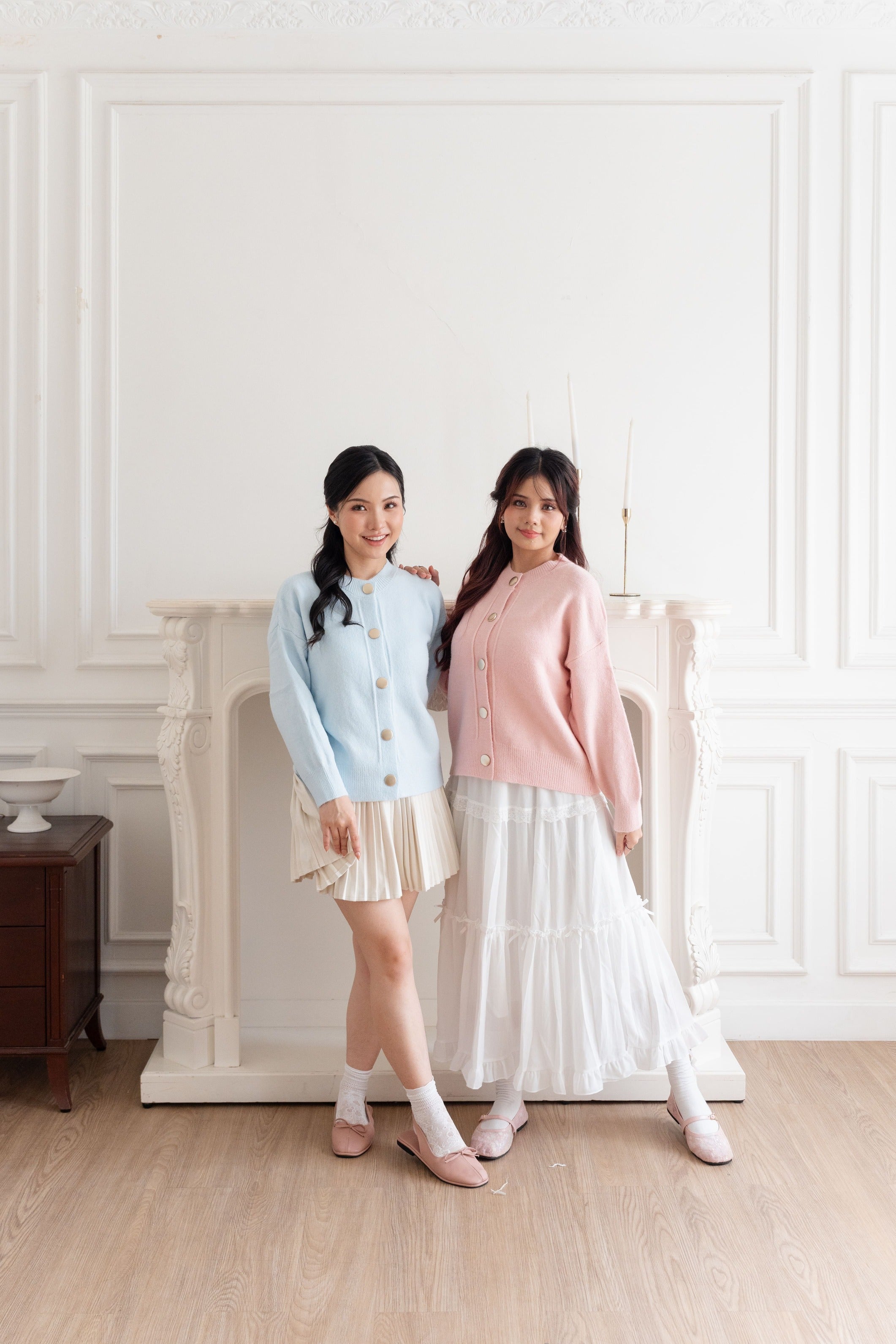 Cardigan Basic Big Button