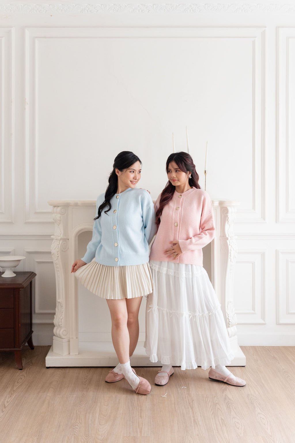 Cardigan Basic Big Button