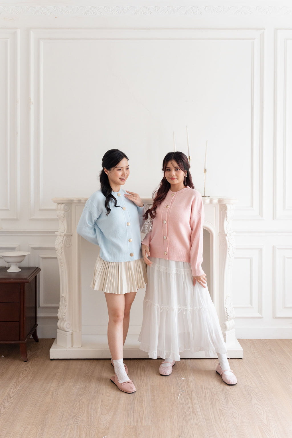 Cardigan Basic Big Button