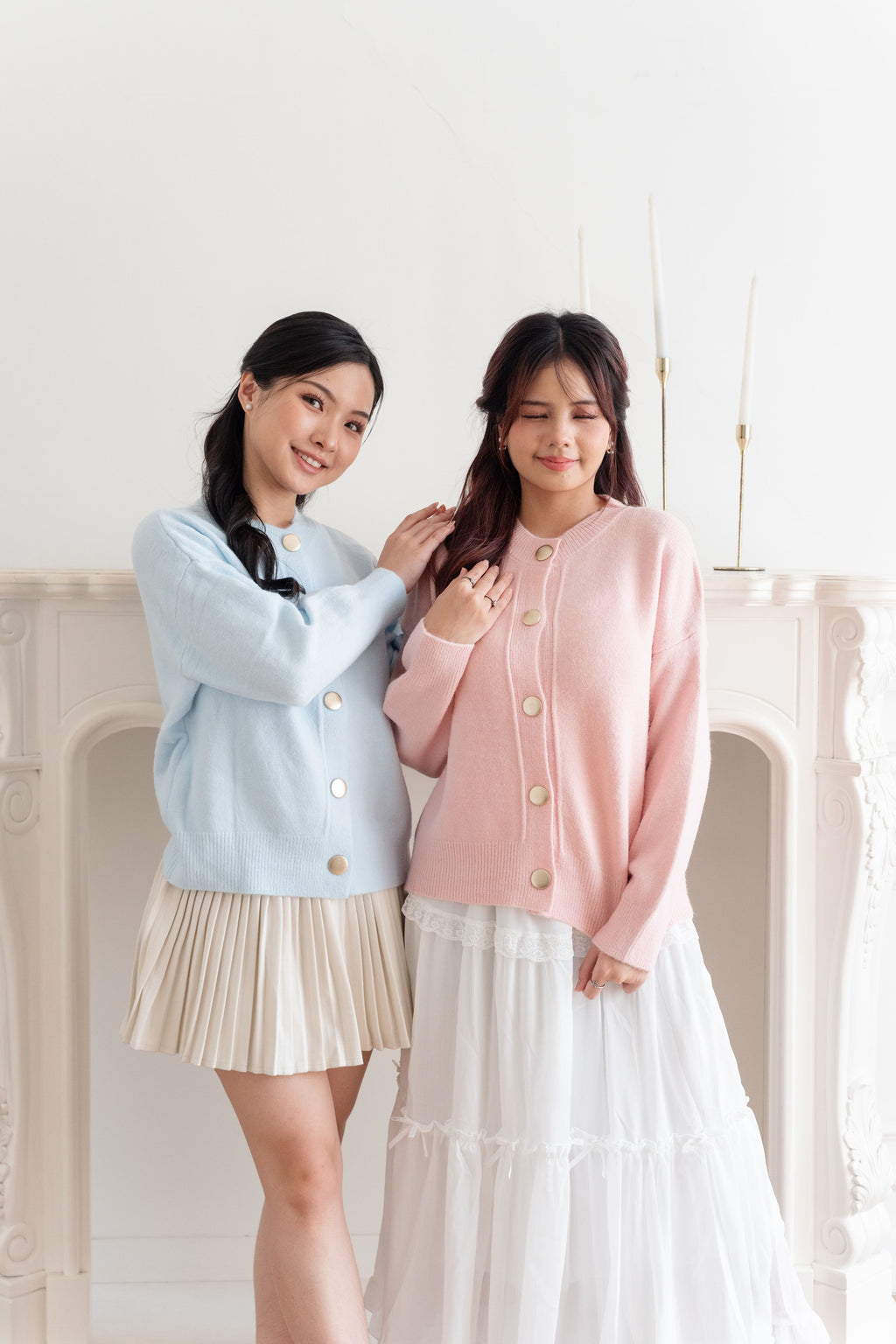Cardigan Basic Big Button