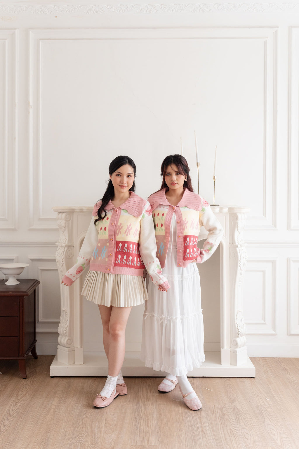 Cardigan Motif Stoberi Pita