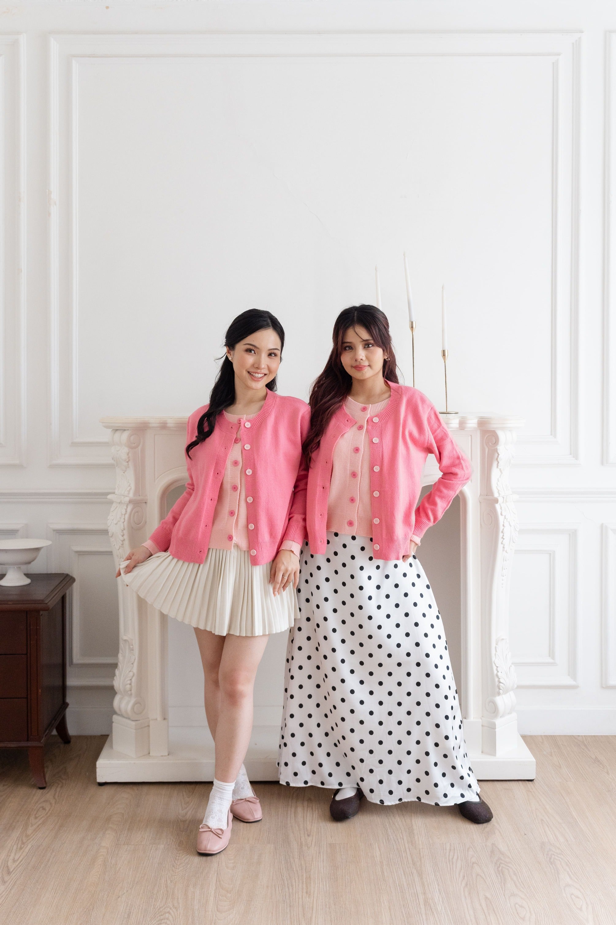 Cardigan Basic Double Layer