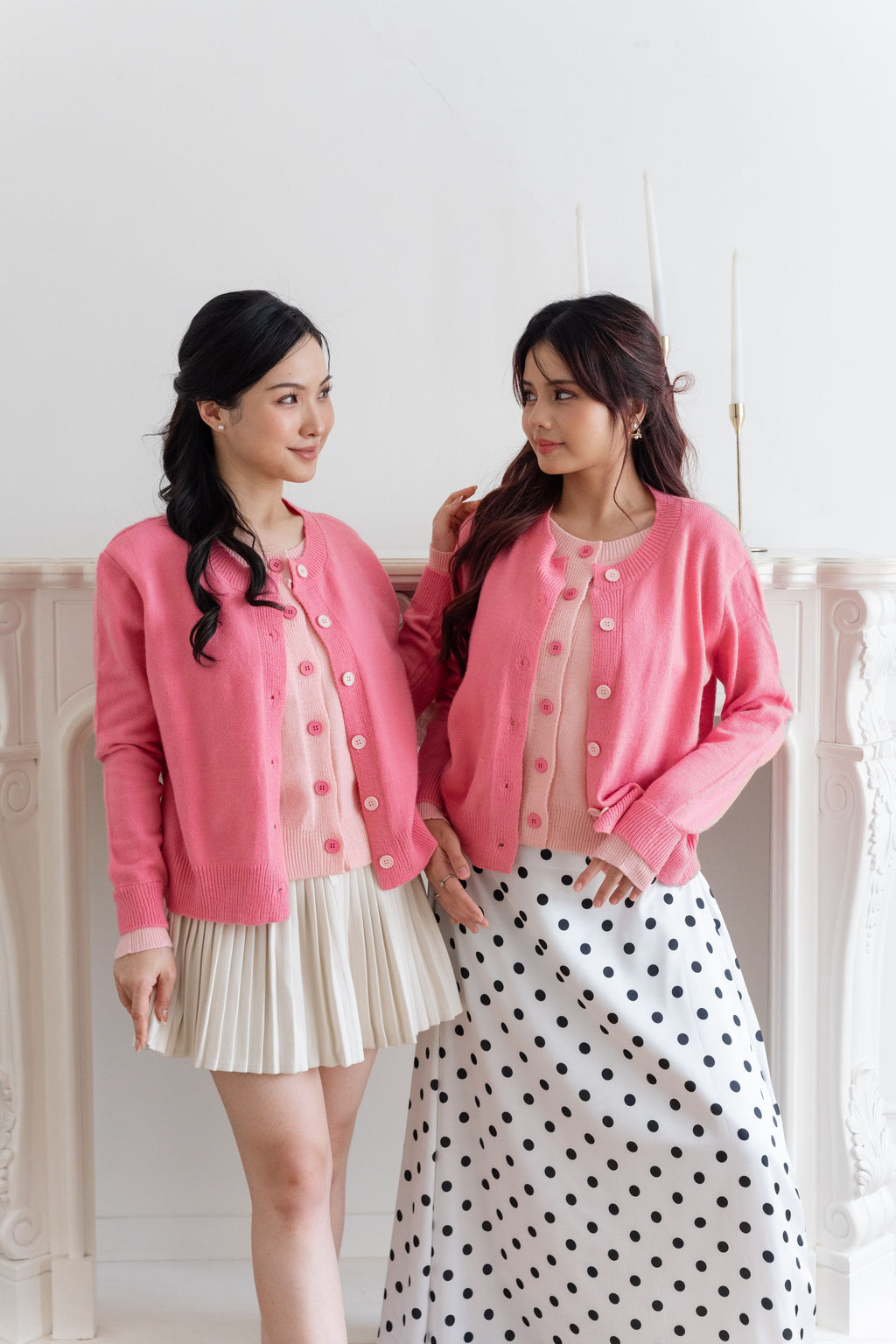 Cardigan Basic Double Layer