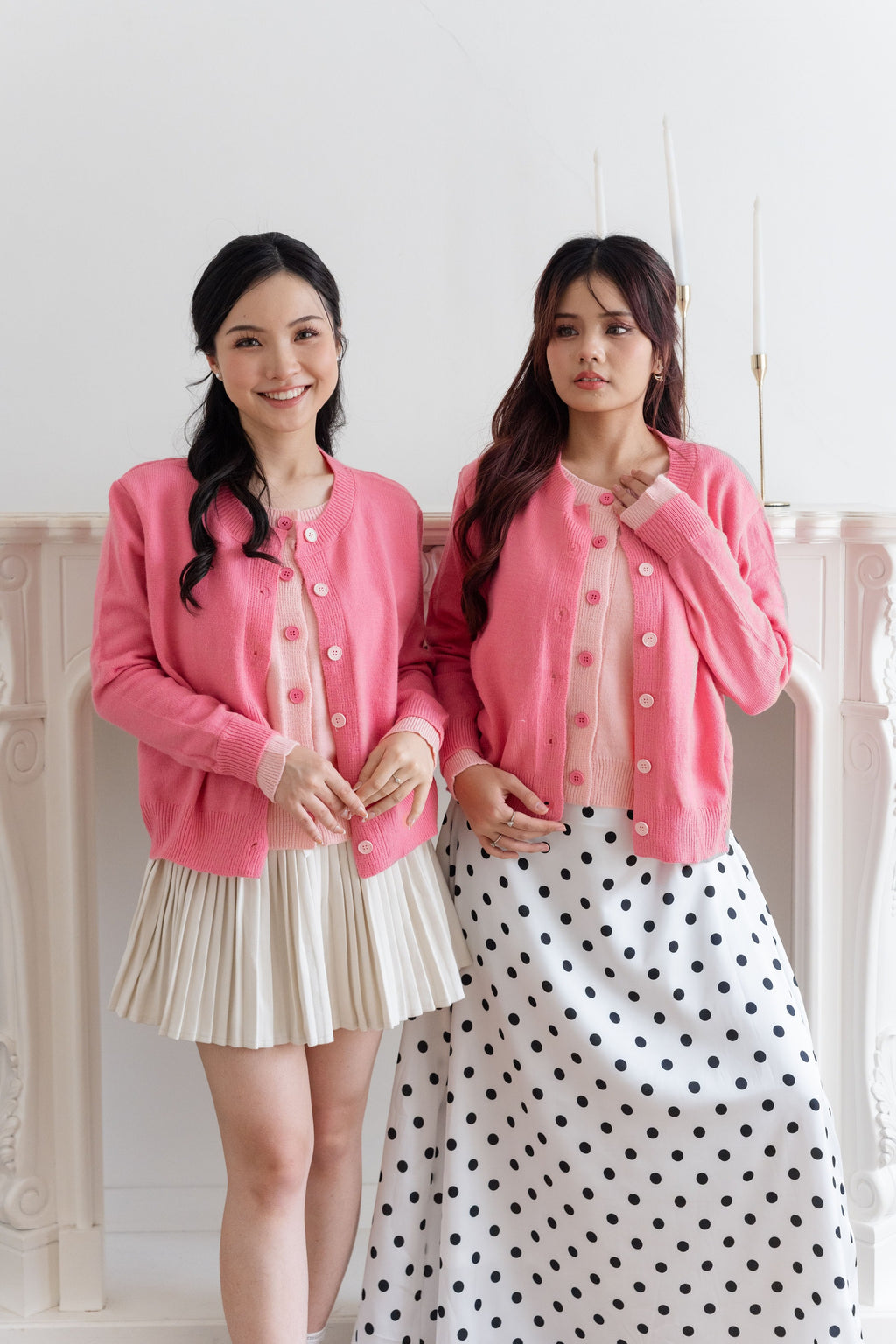 Cardigan Basic Double Layer