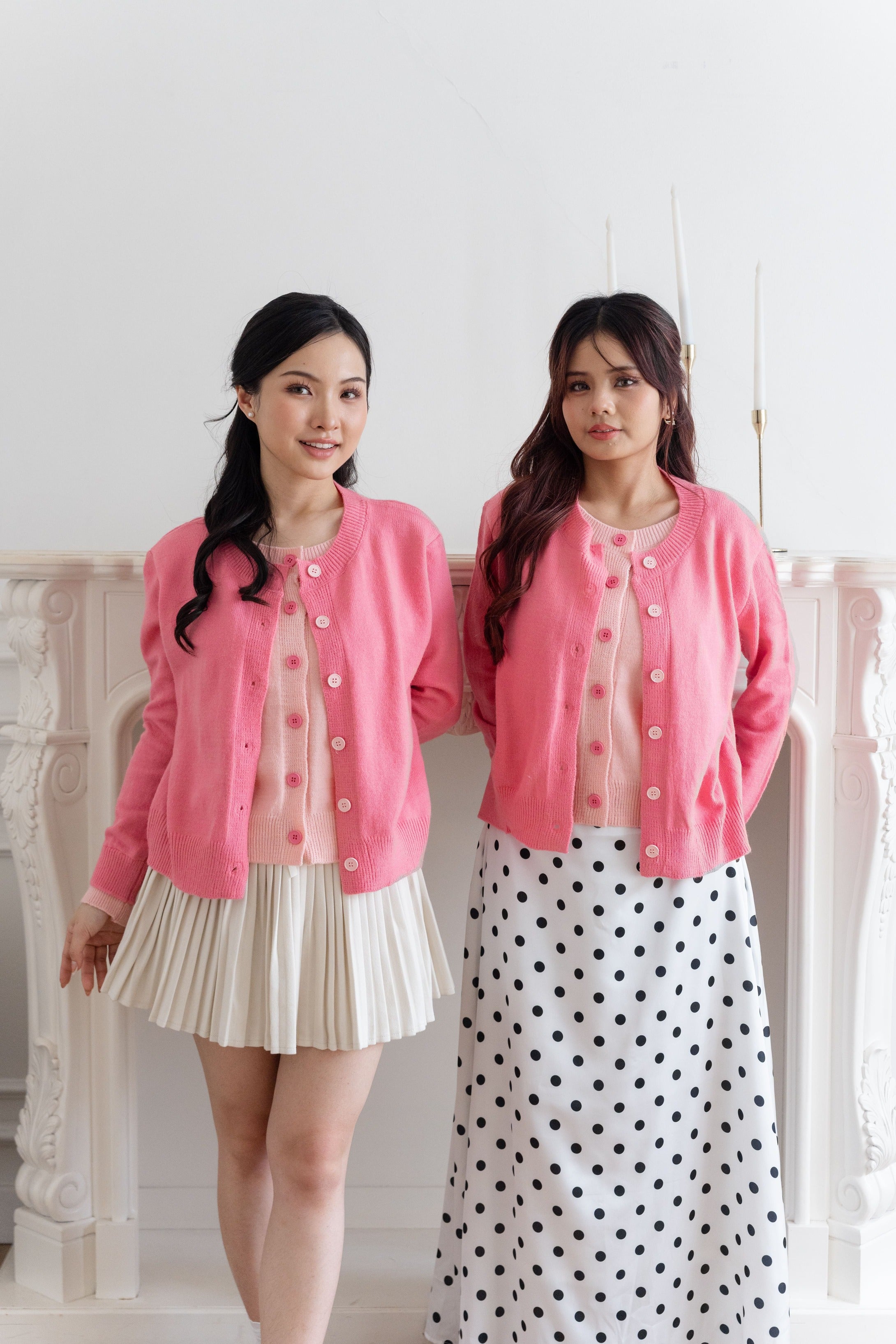 Cardigan Basic Double Layer