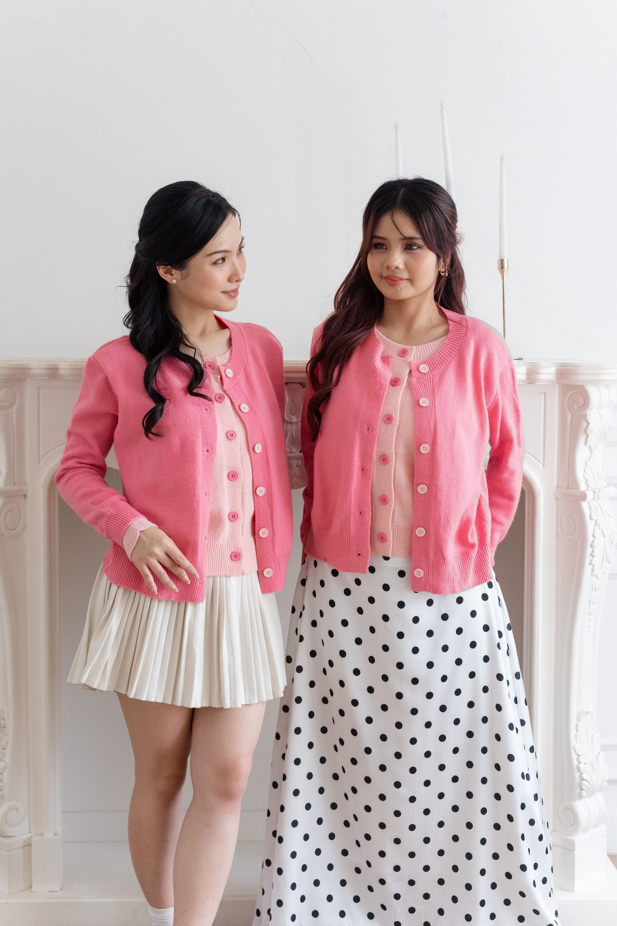 Cardigan Basic Double Layer