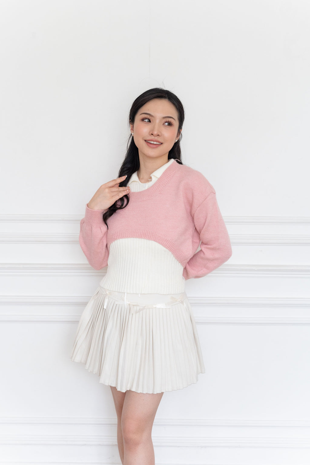 Cardigan Model Girly 2 In 1