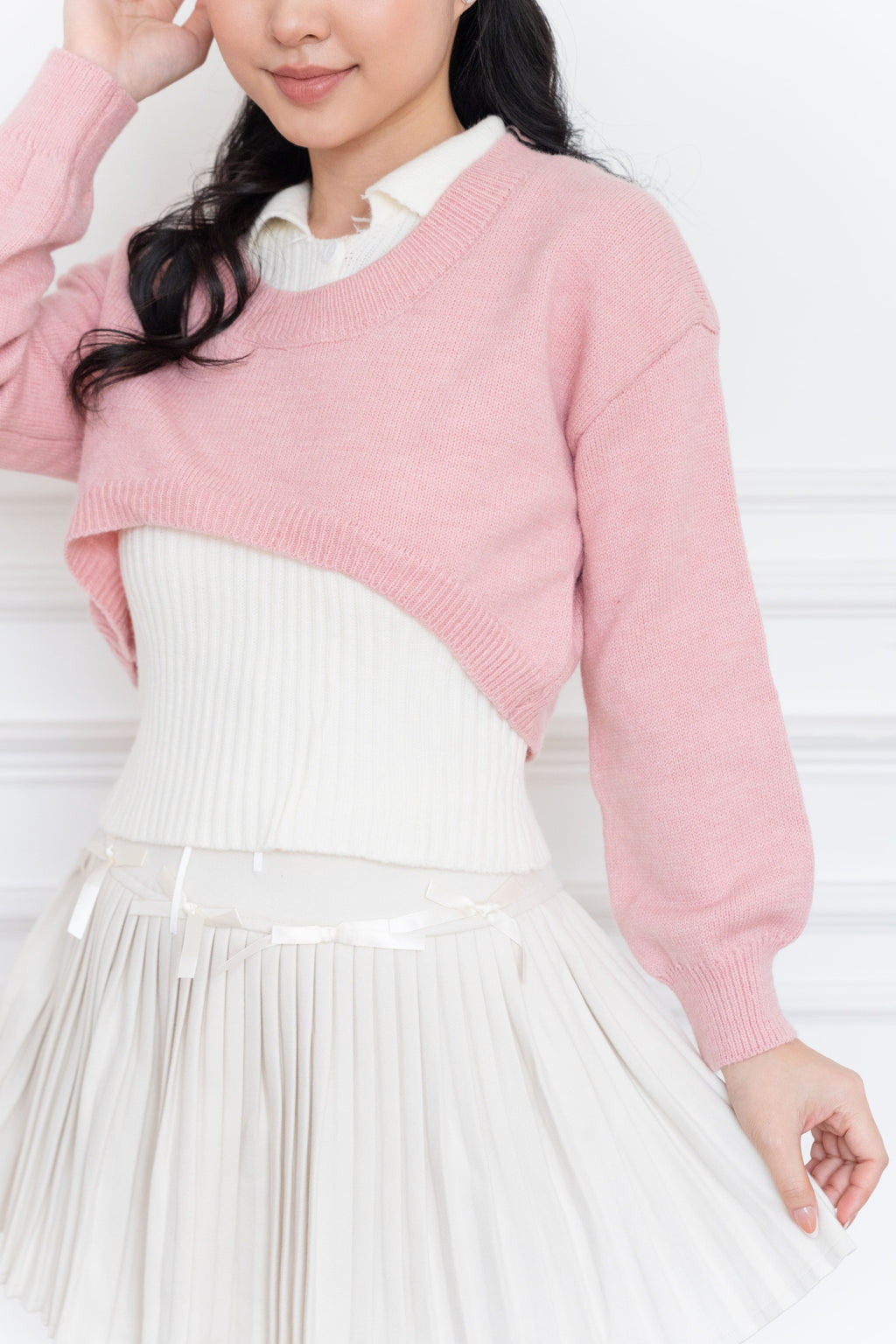 Cardigan Model Girly 2 In 1