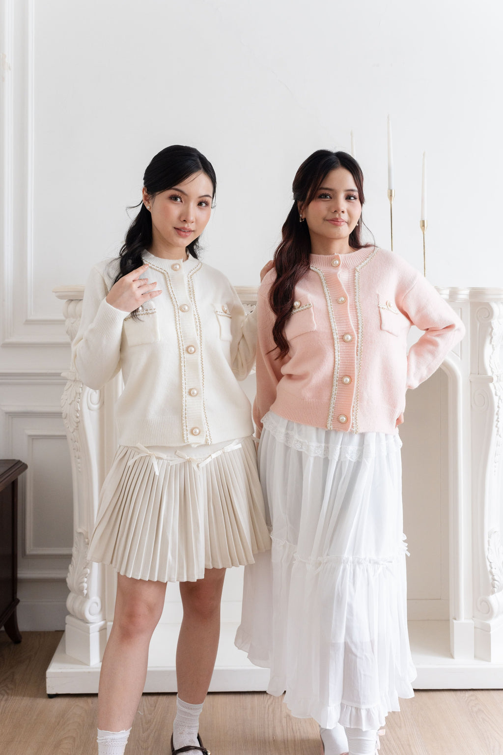 Cardigan Basic Mutiara