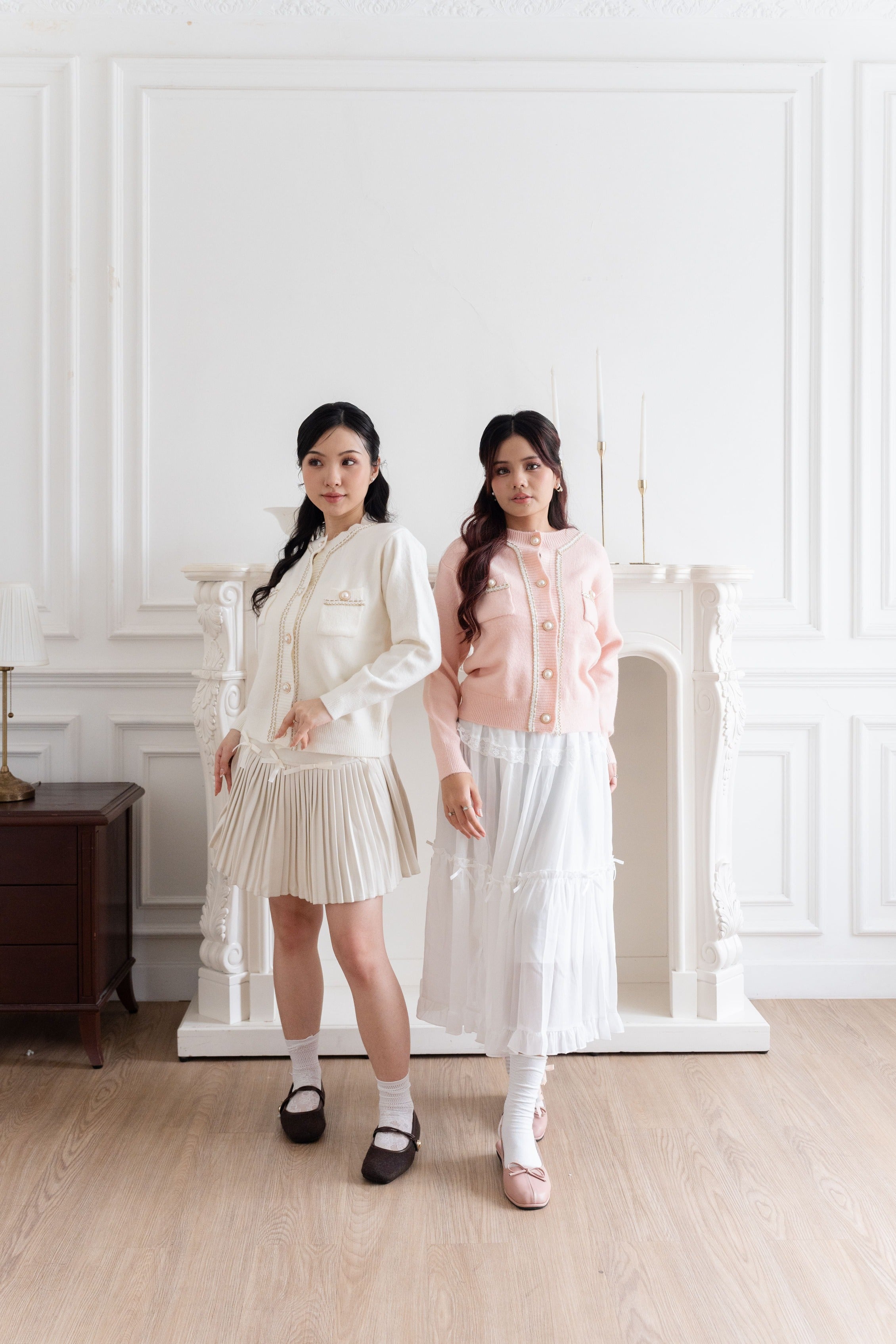 Cardigan Basic Mutiara