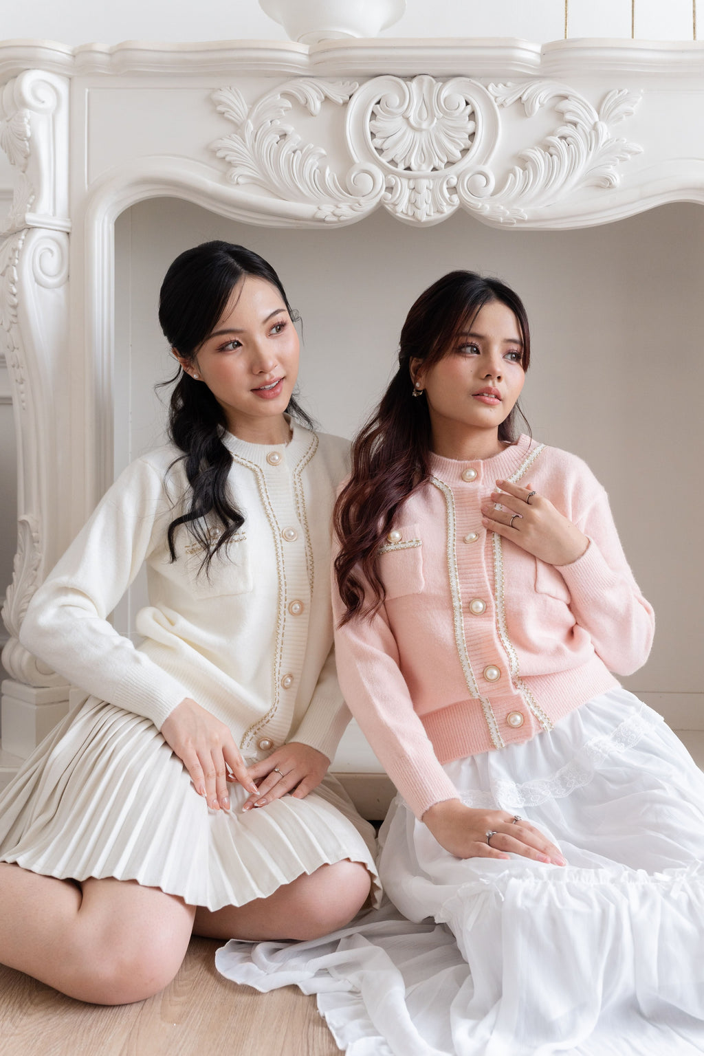 Cardigan Basic Mutiara
