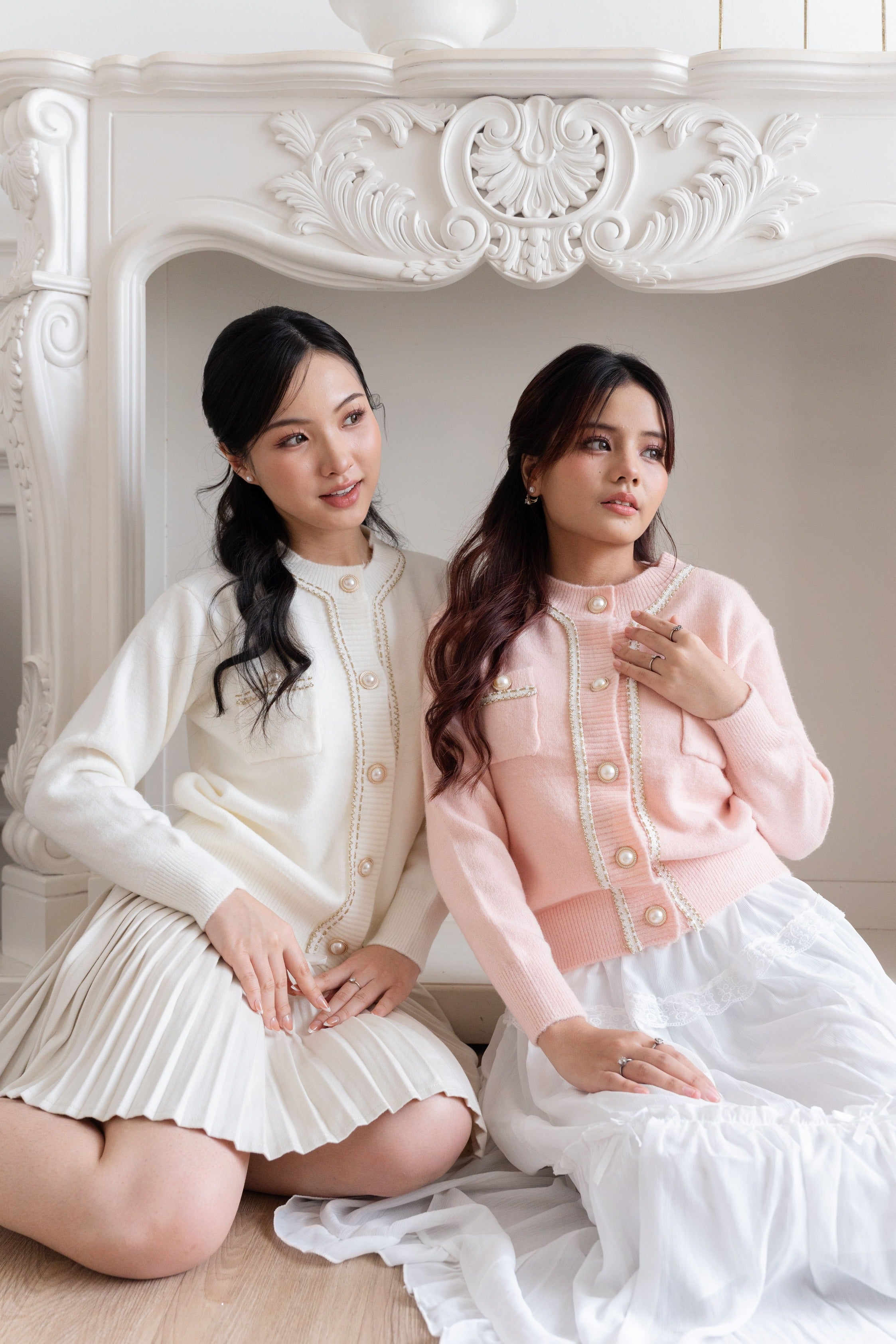Cardigan Basic Mutiara