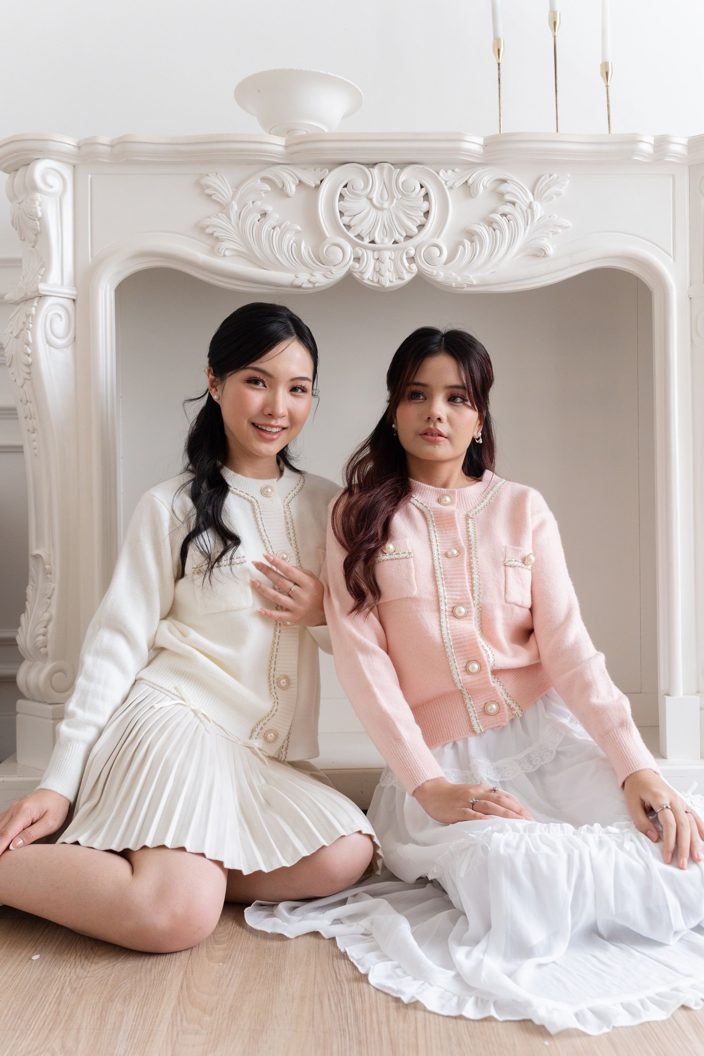 Cardigan Basic Mutiara