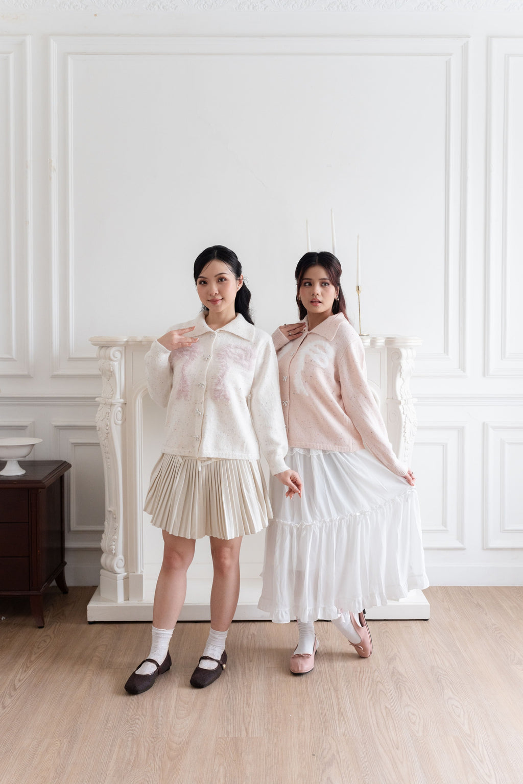 Cardigan Model Bulu Pita