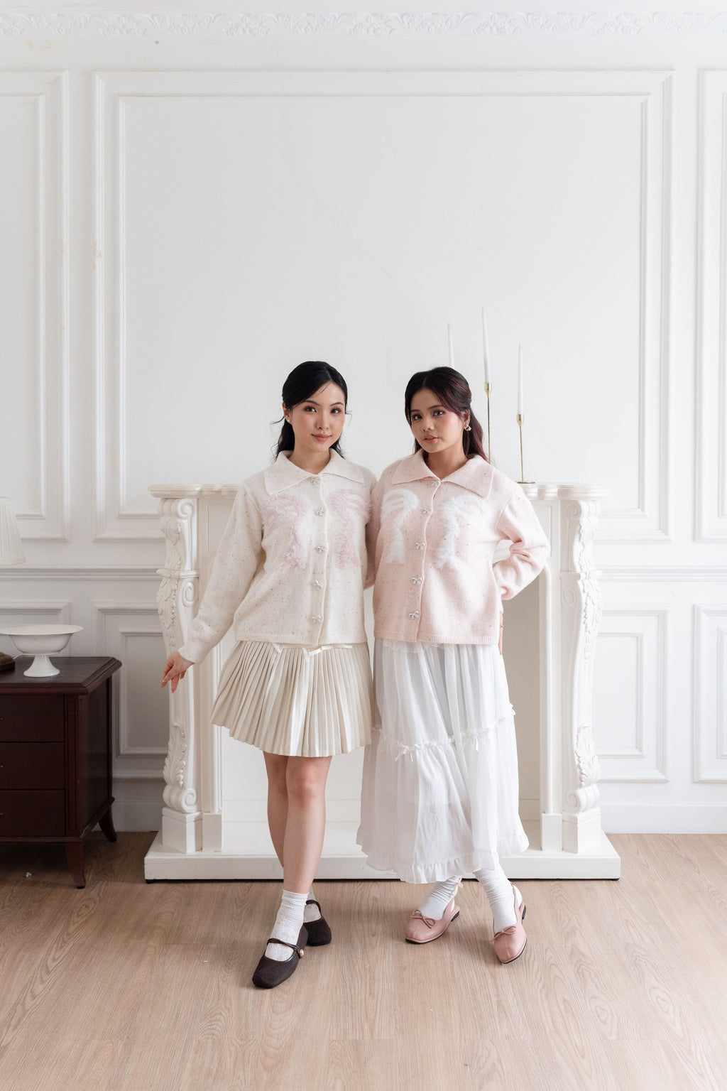 Cardigan Model Bulu Pita