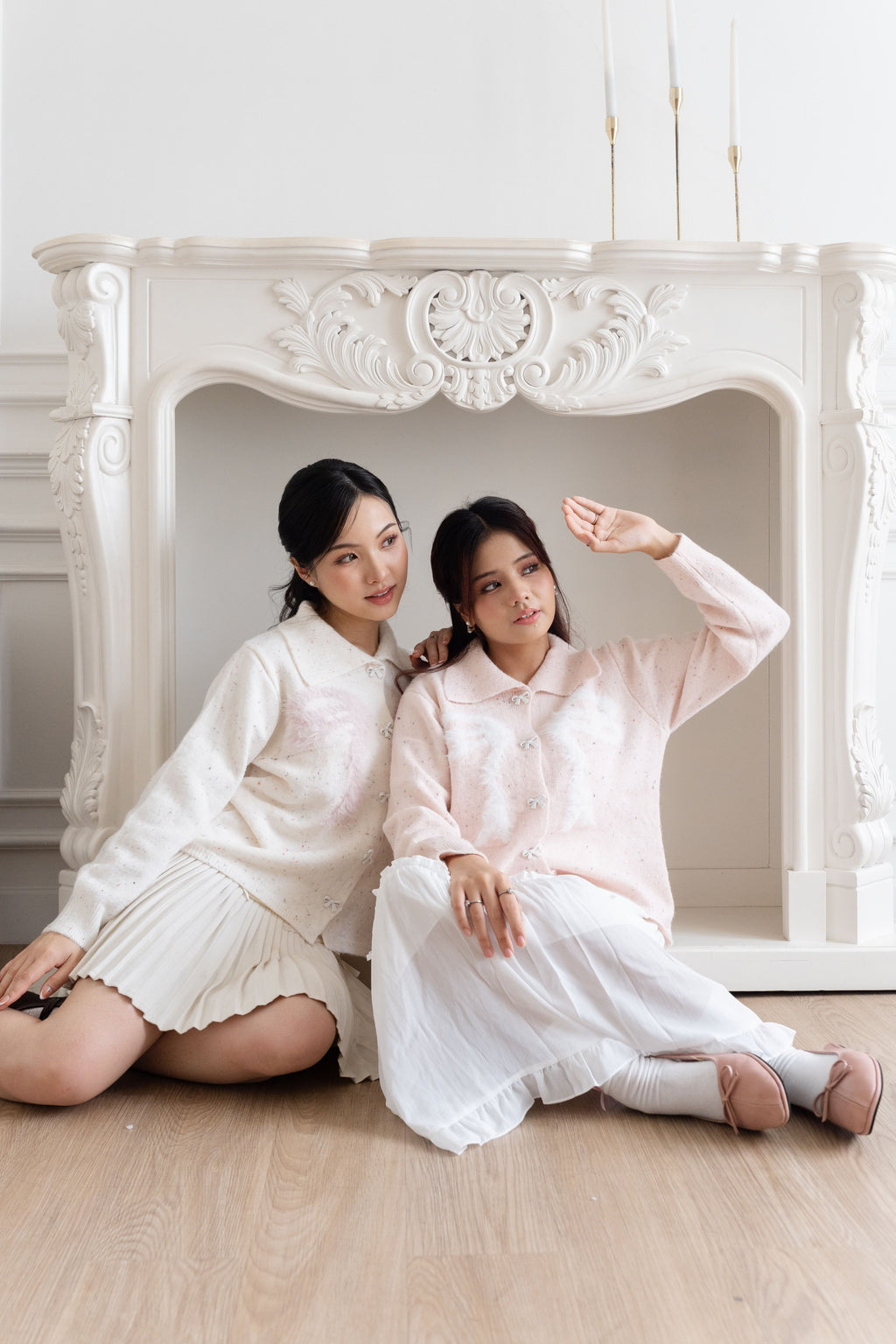 Cardigan Model Bulu Pita