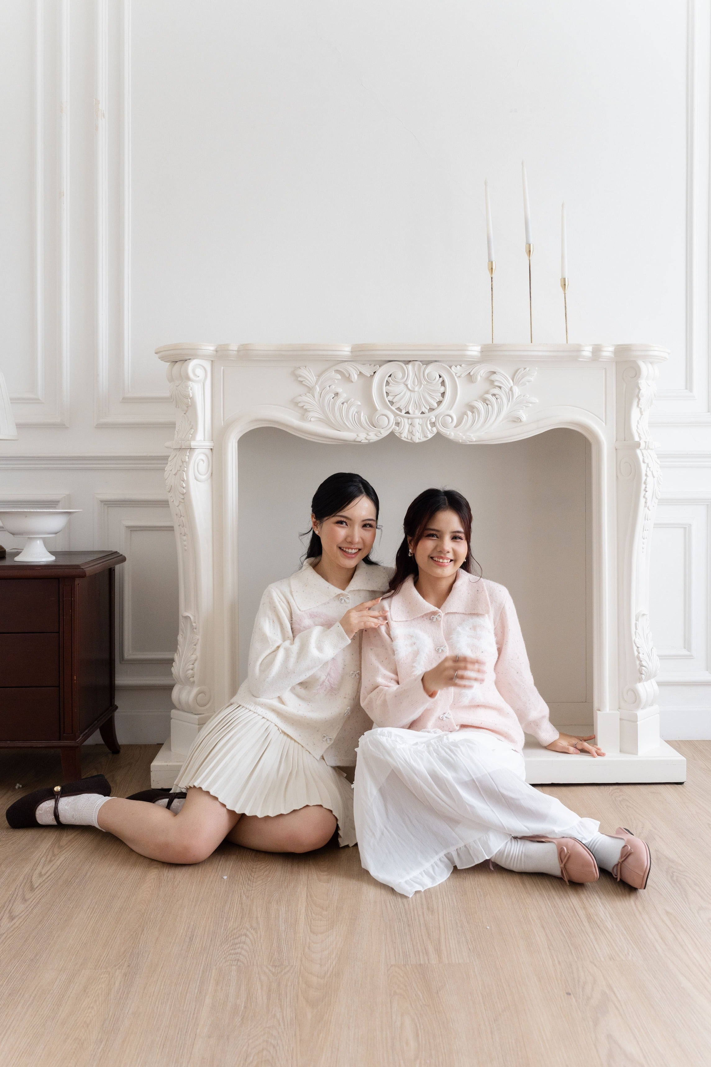 Cardigan Model Bulu Pita