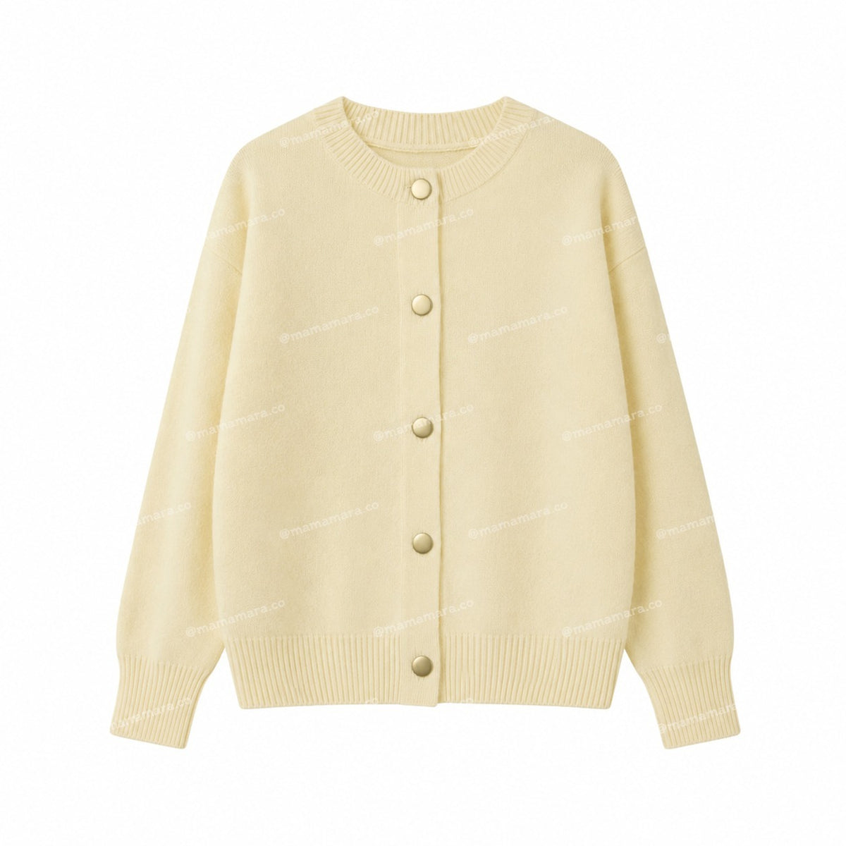 Cardigan Basic Big Button